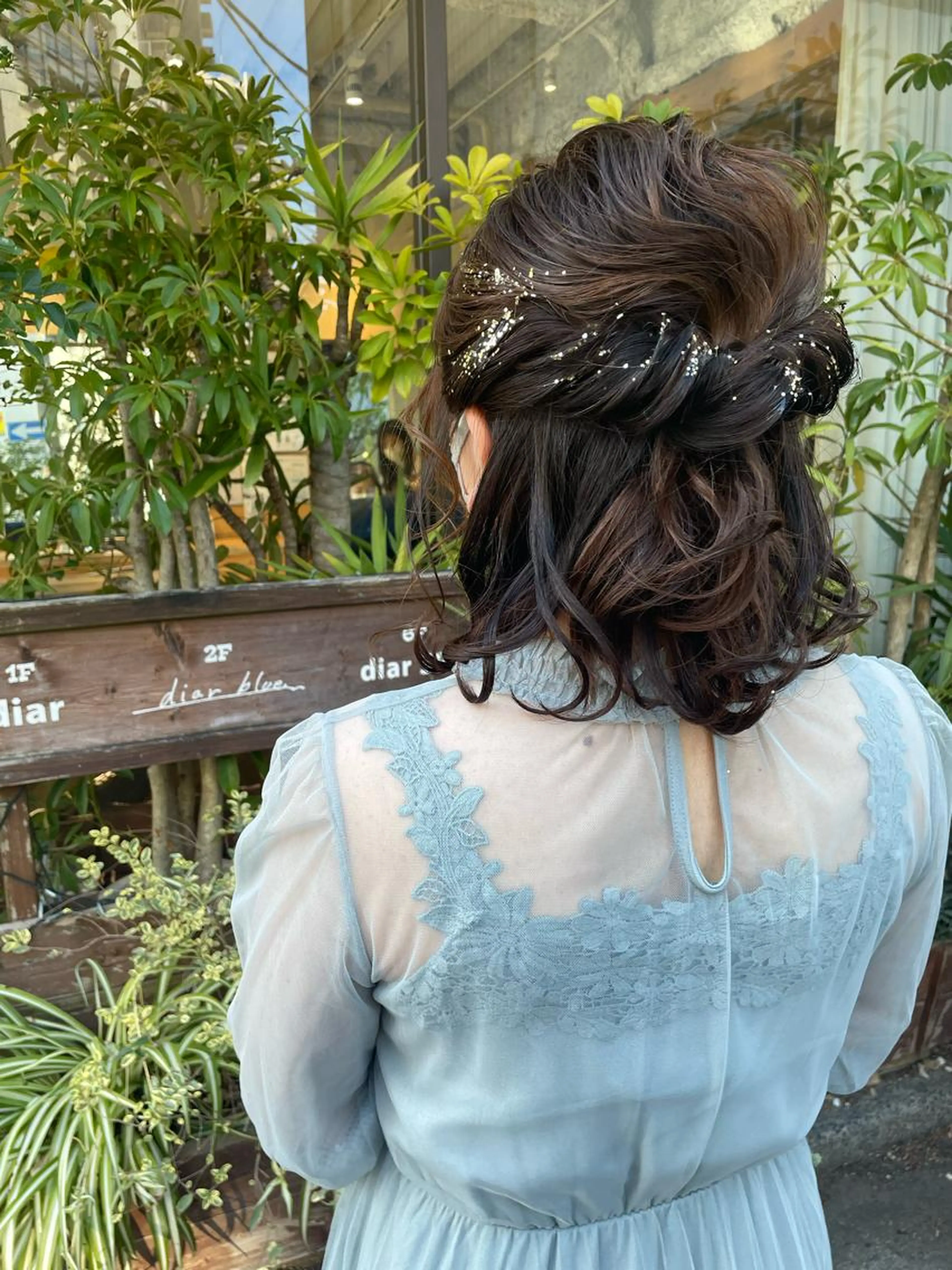 【ハーフアップヘアセット👒】の写真