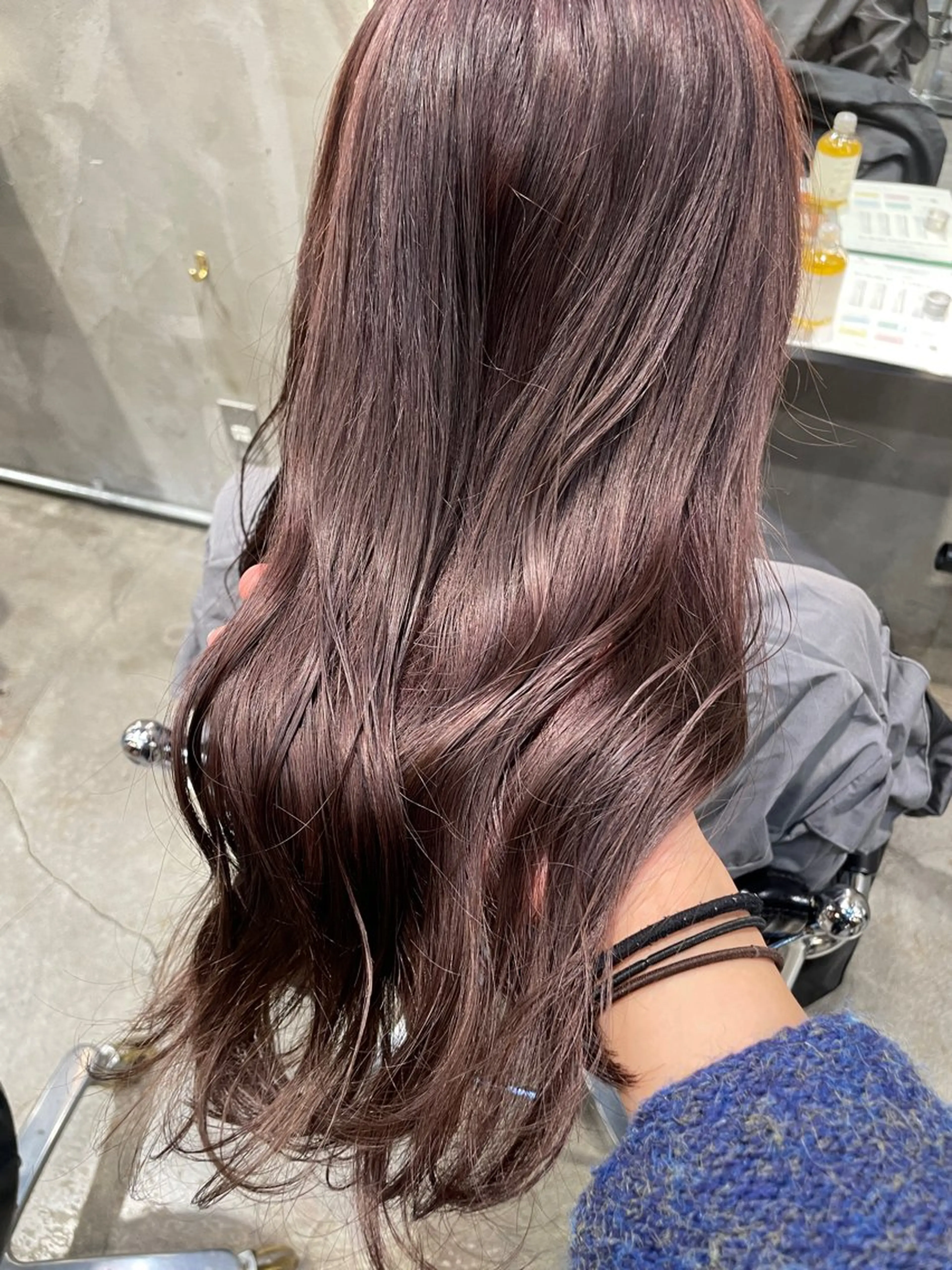 ロング カラー カット ヘアカラー トリートメント レイヤー/ 透明感カラー/マドカのヘアスタイル