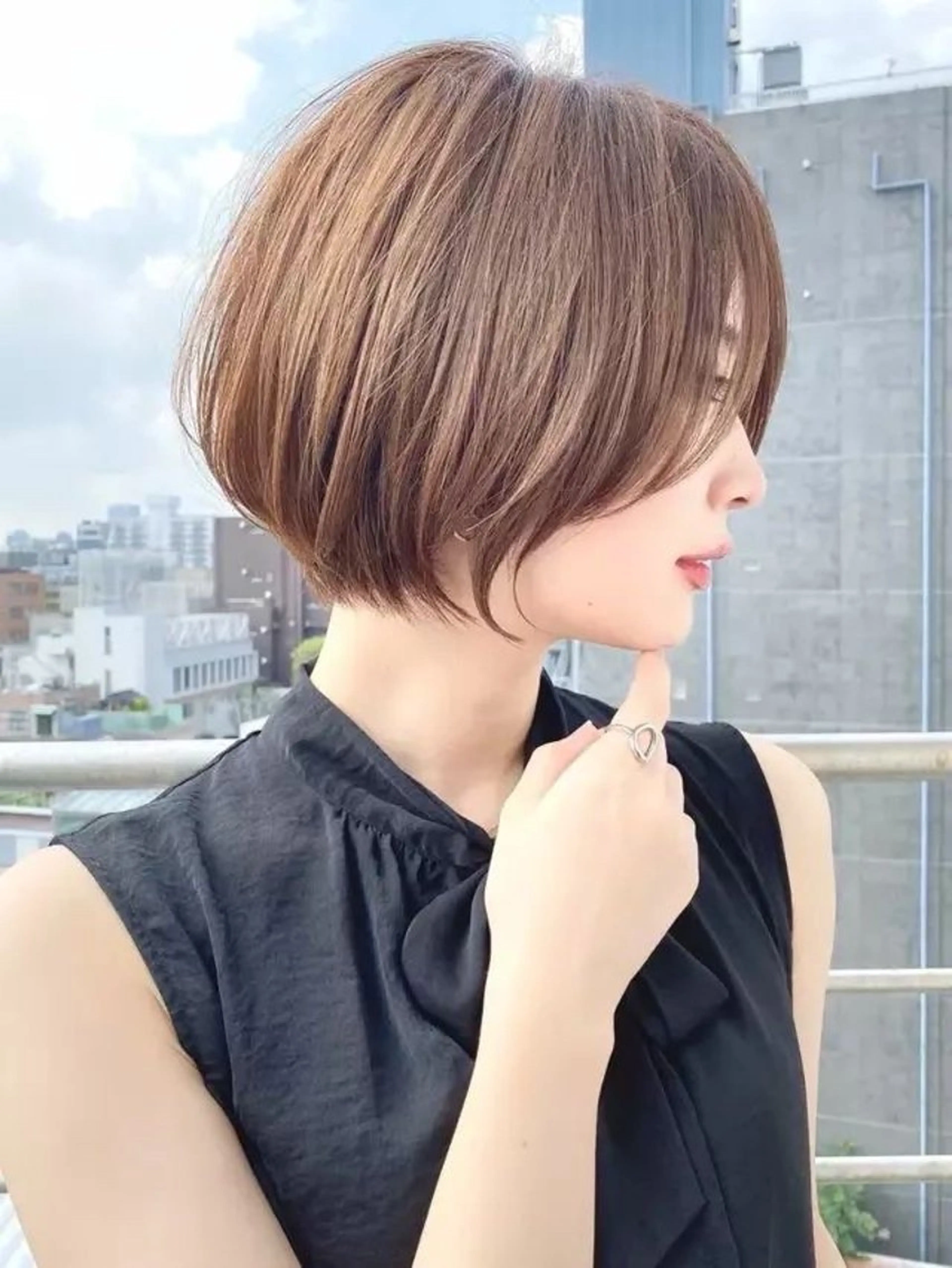 ショート ショートボブ ボブ ショートヘア 白井俊哉/ショート 美髪トリートメントのヘアスタイル
