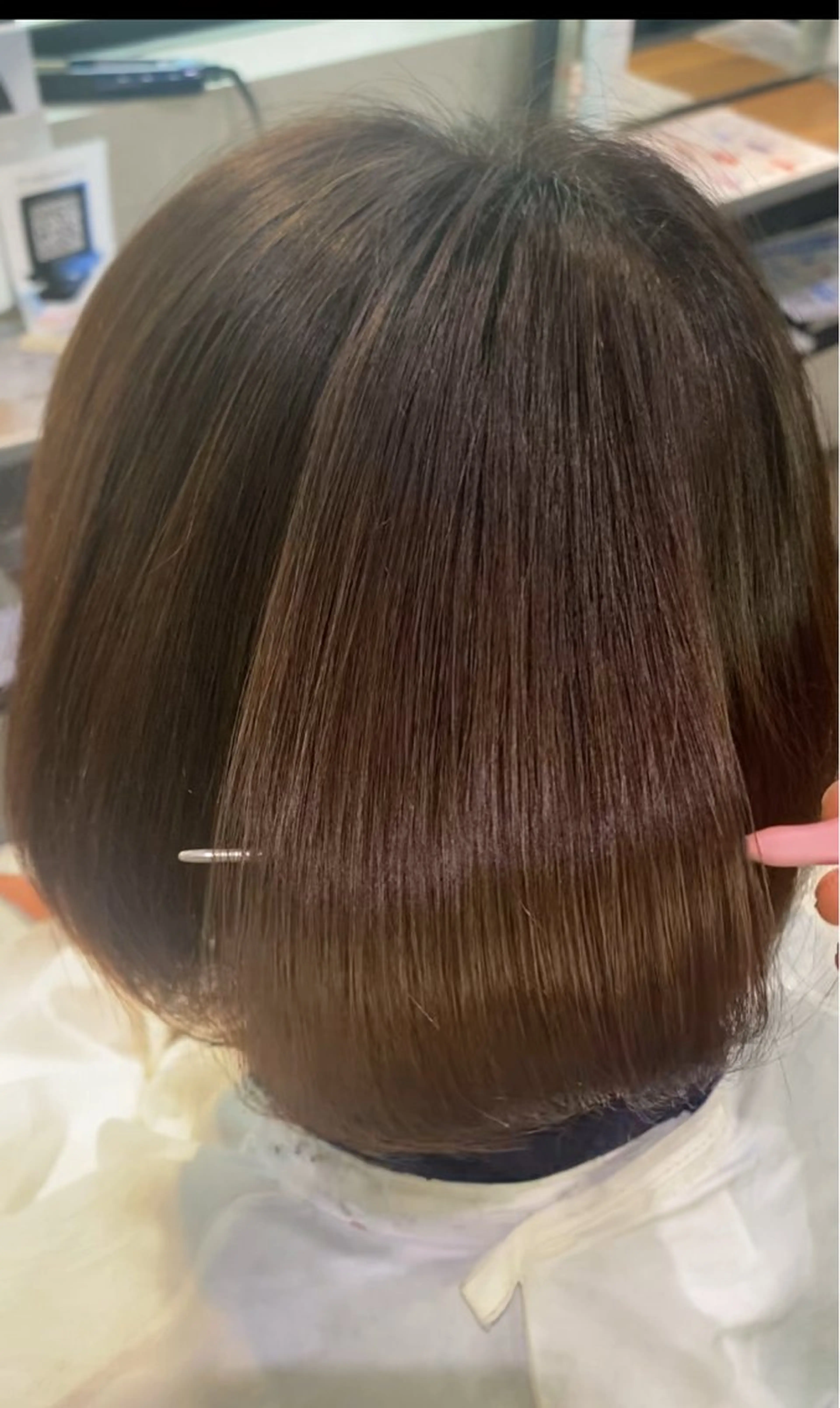 ショート トリートメント トリートメント 透明感カラー💖 耳ツボ💎まりなのヘアスタイル