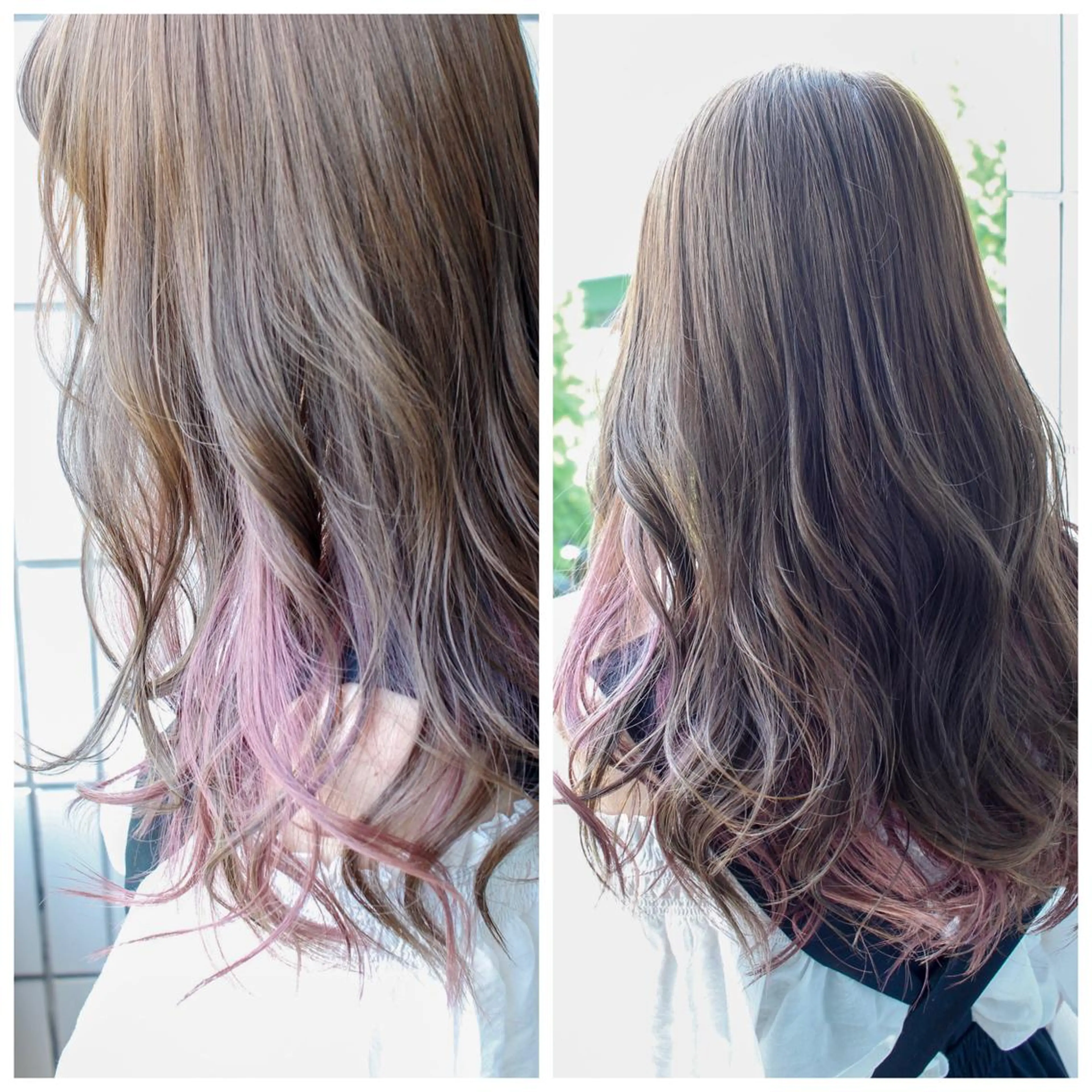 ロング カラー ベージュカラー ブリーチ 透明感カラー インナーカラー ピンクカラー カット ヘアカラー トリートメント BOB🌟ハイトーン /ブリーチ/TAKUのヘアスタイル