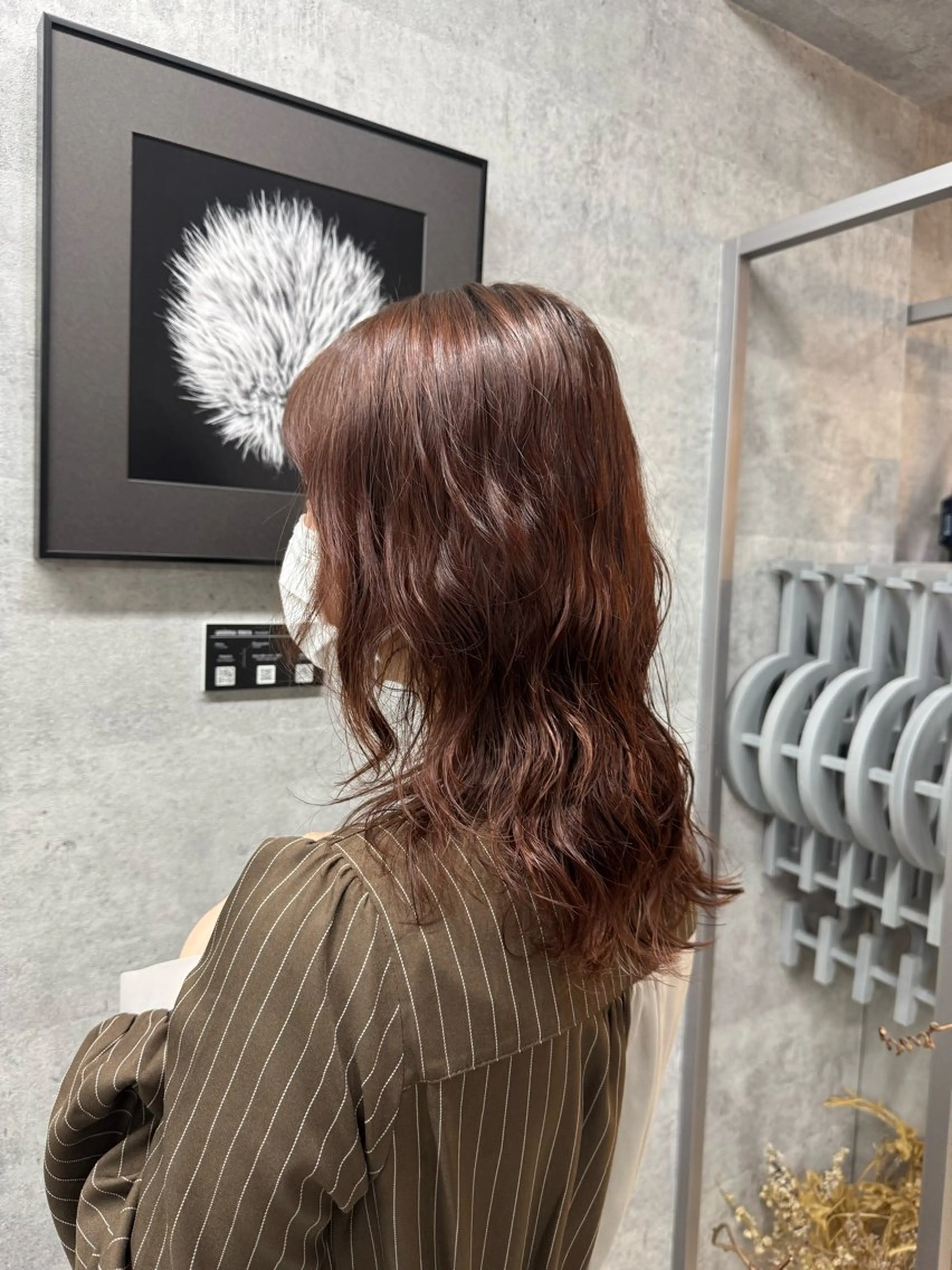 ミディアム パーマ NOOS omotesando所属・ユウ🌈表参道　艶髪 美髪　垢抜けカラー✨のヘアスタイル