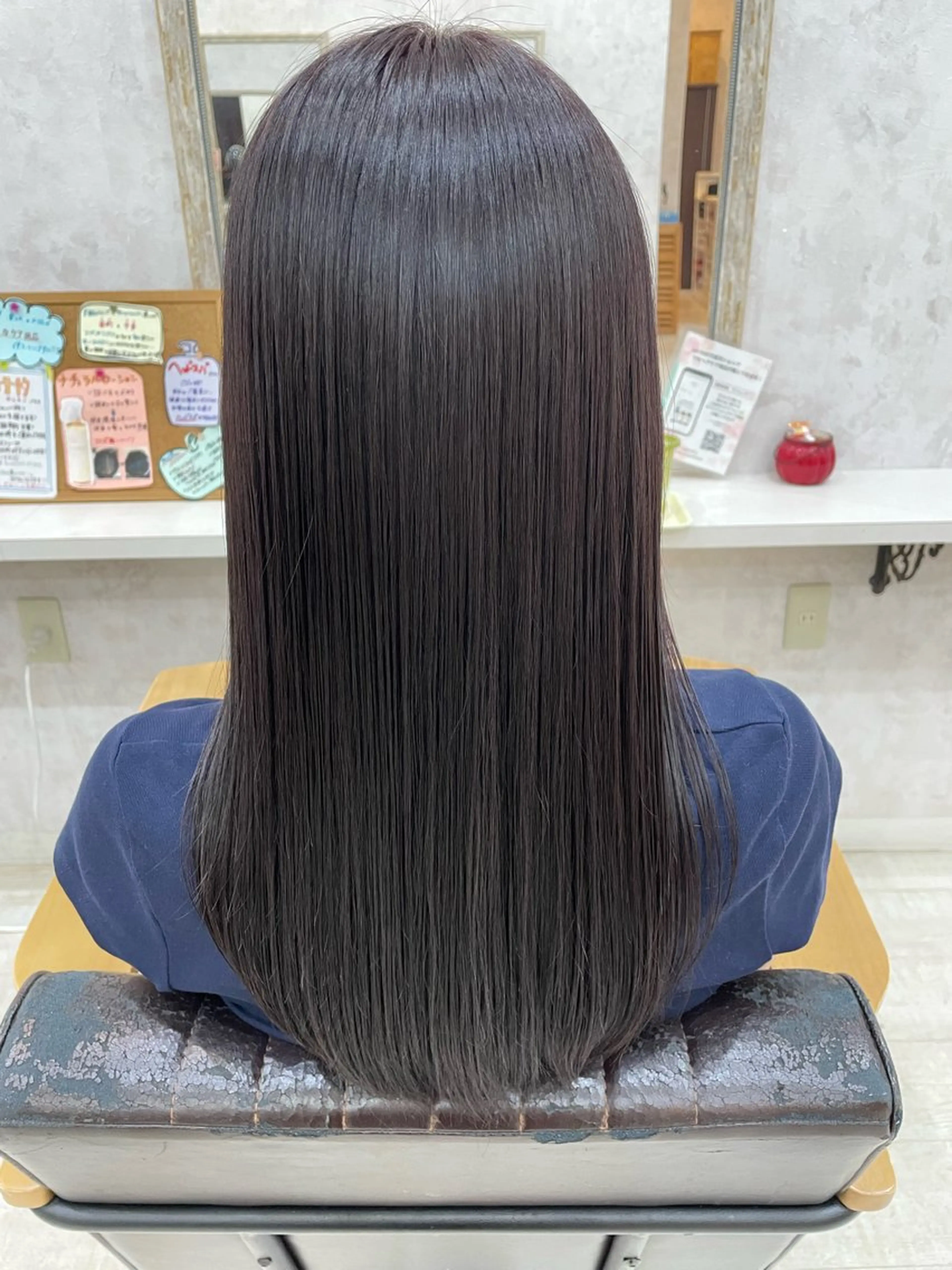 ロング トリートメント カット トリートメント 柴 芙未菜のヘアスタイル