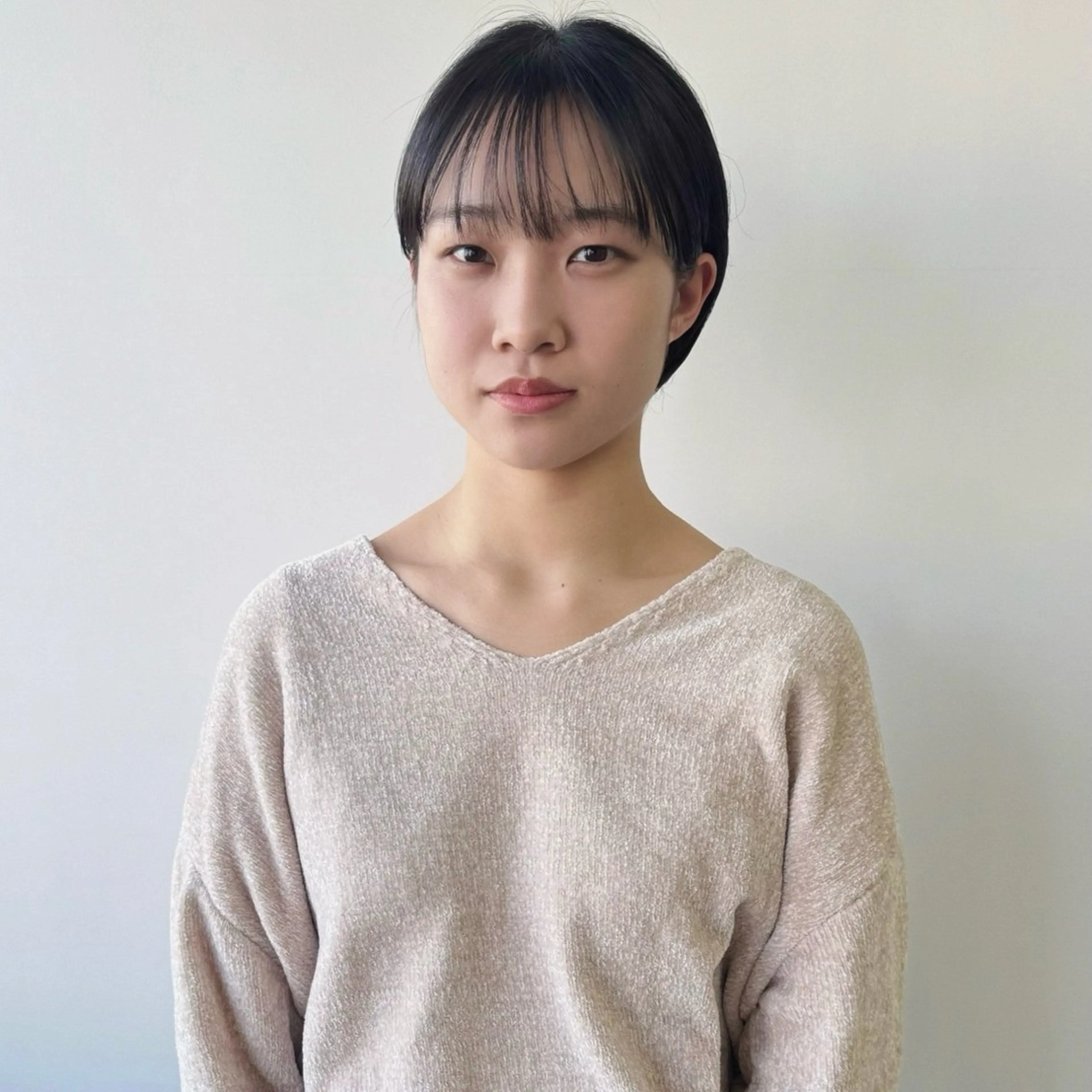 ショート 切りっぱなしボブ ワンレンボブ ショートボブ ボブ 伸ばしかけ カット Terve. 杉山 将悟のヘアスタイル