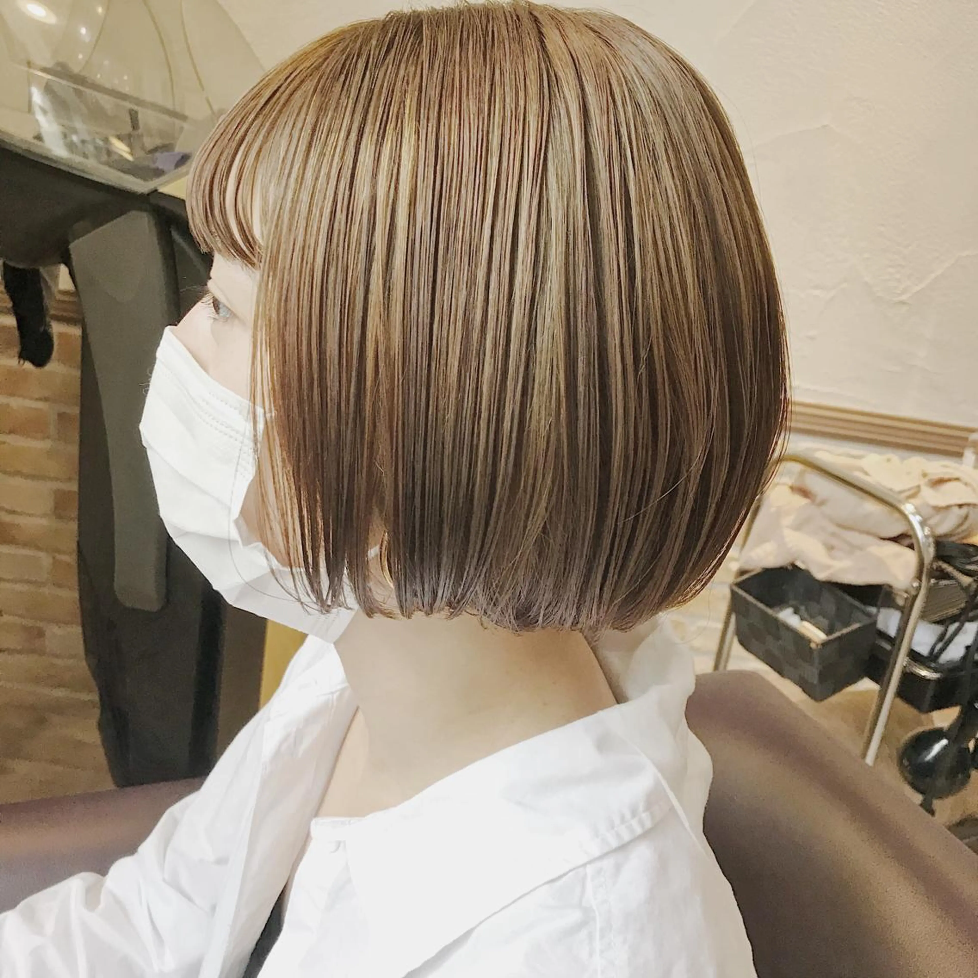 ショート カット ヘアカラー トリートメント 所渉/韓国レイヤー /ウルフカットのヘアスタイル