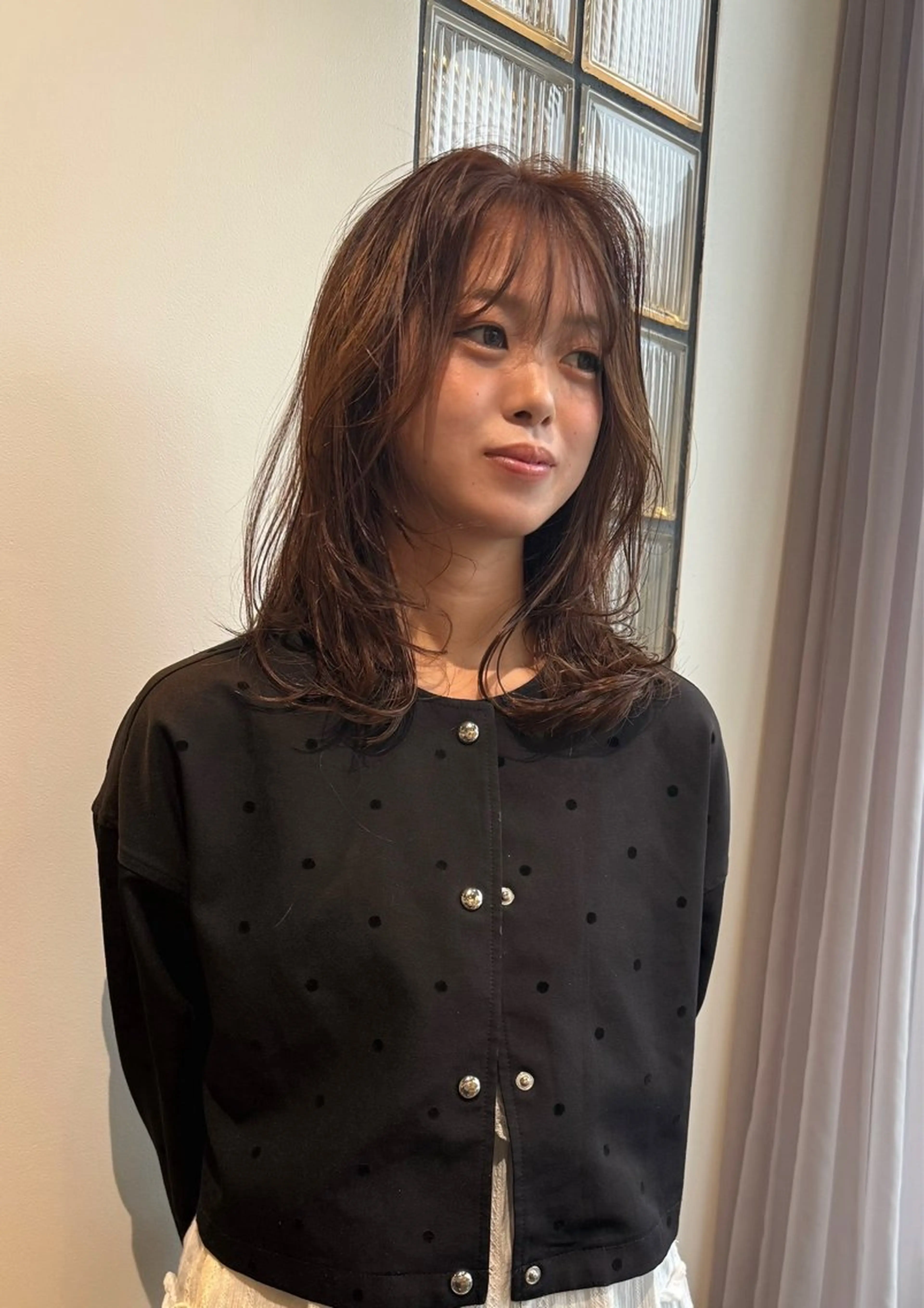 ミディアム カラー Vibe所属・池田 早希のヘアスタイル