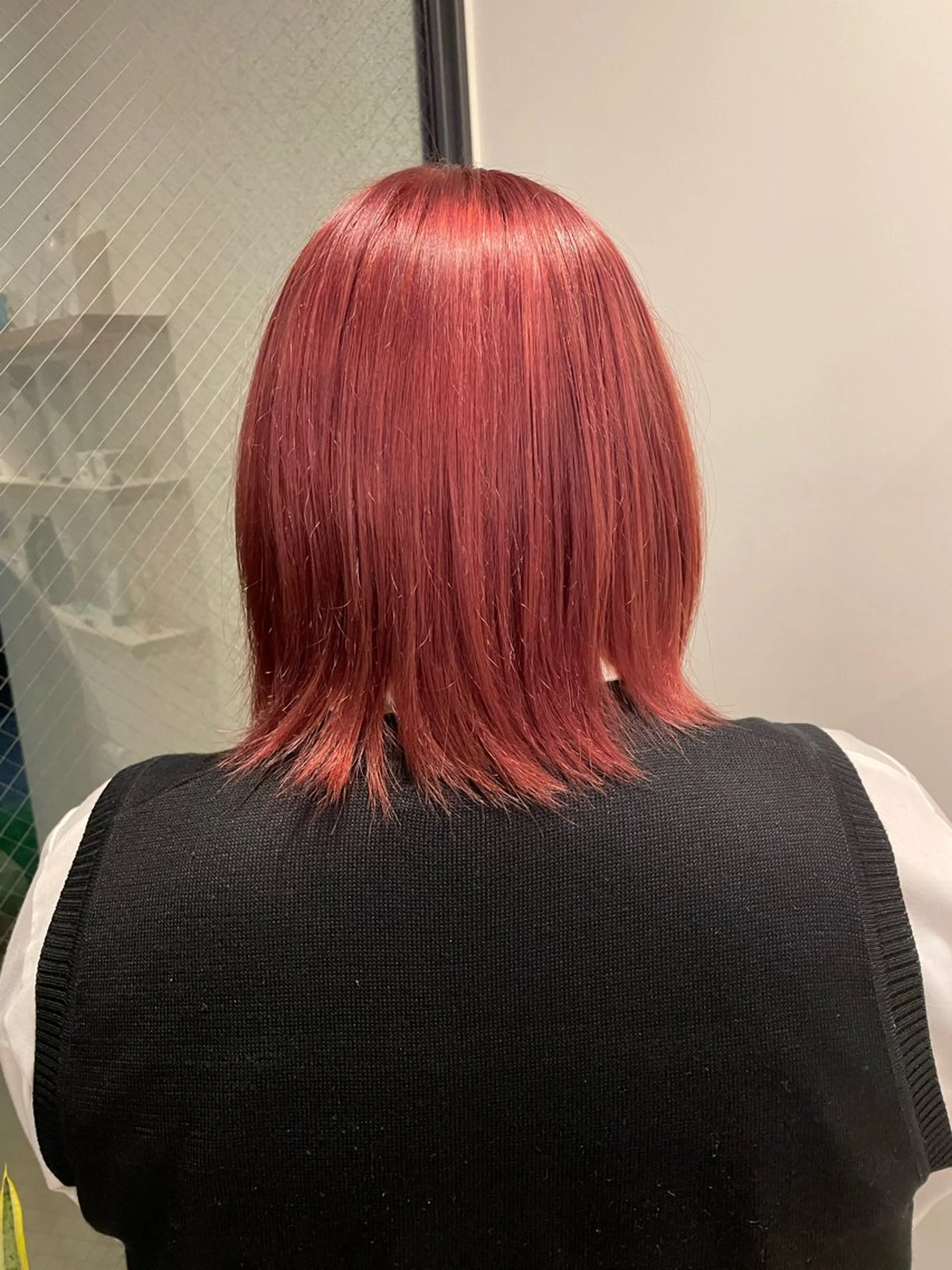 ミディアム カット ヘアカラー 藤村 翔充のヘアスタイル