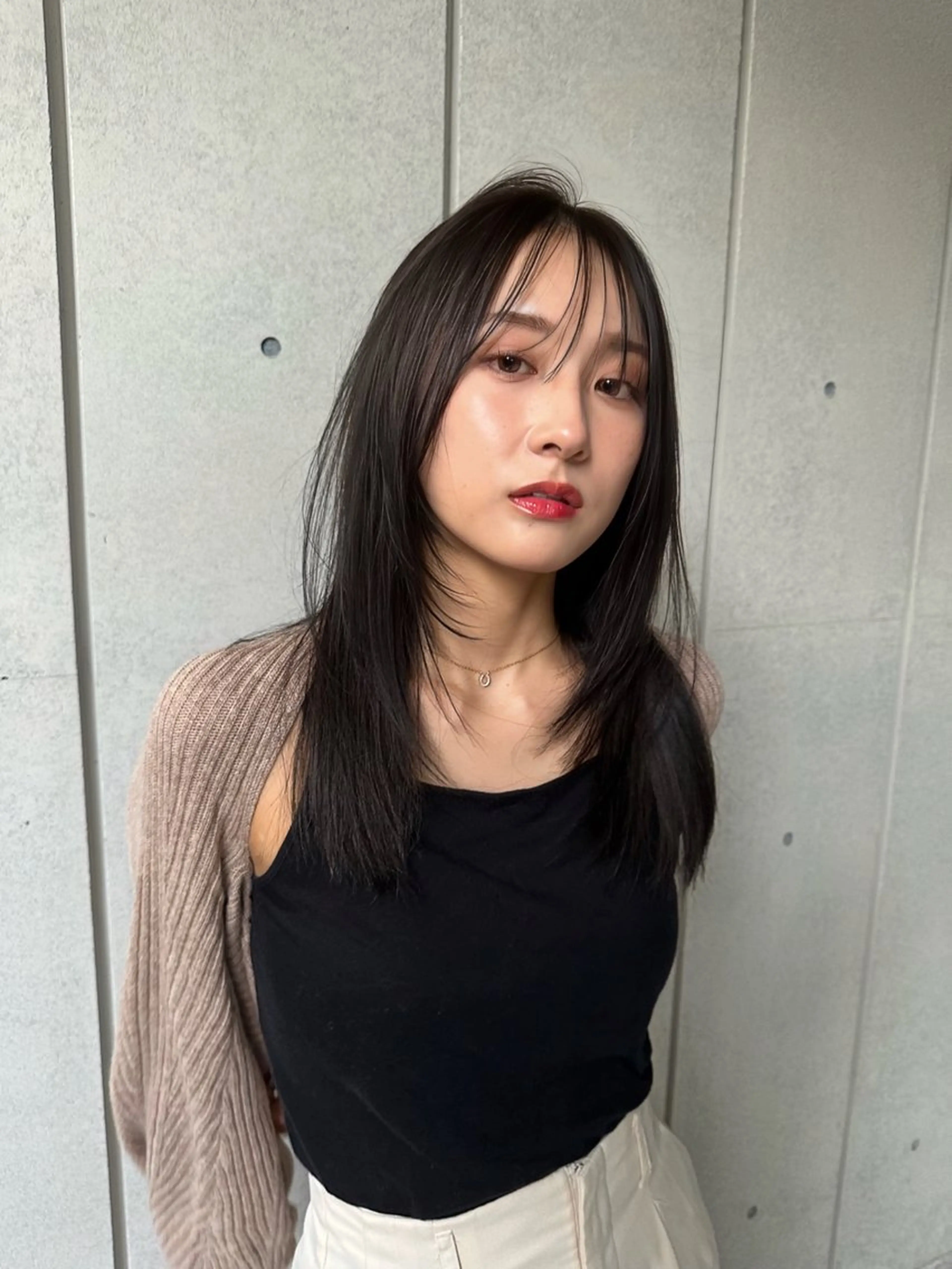 セミロング レイヤーカット LEANE THE TOKYO所属・レイヤーカット無料/ 青山/荒谷進介のヘアスタイル