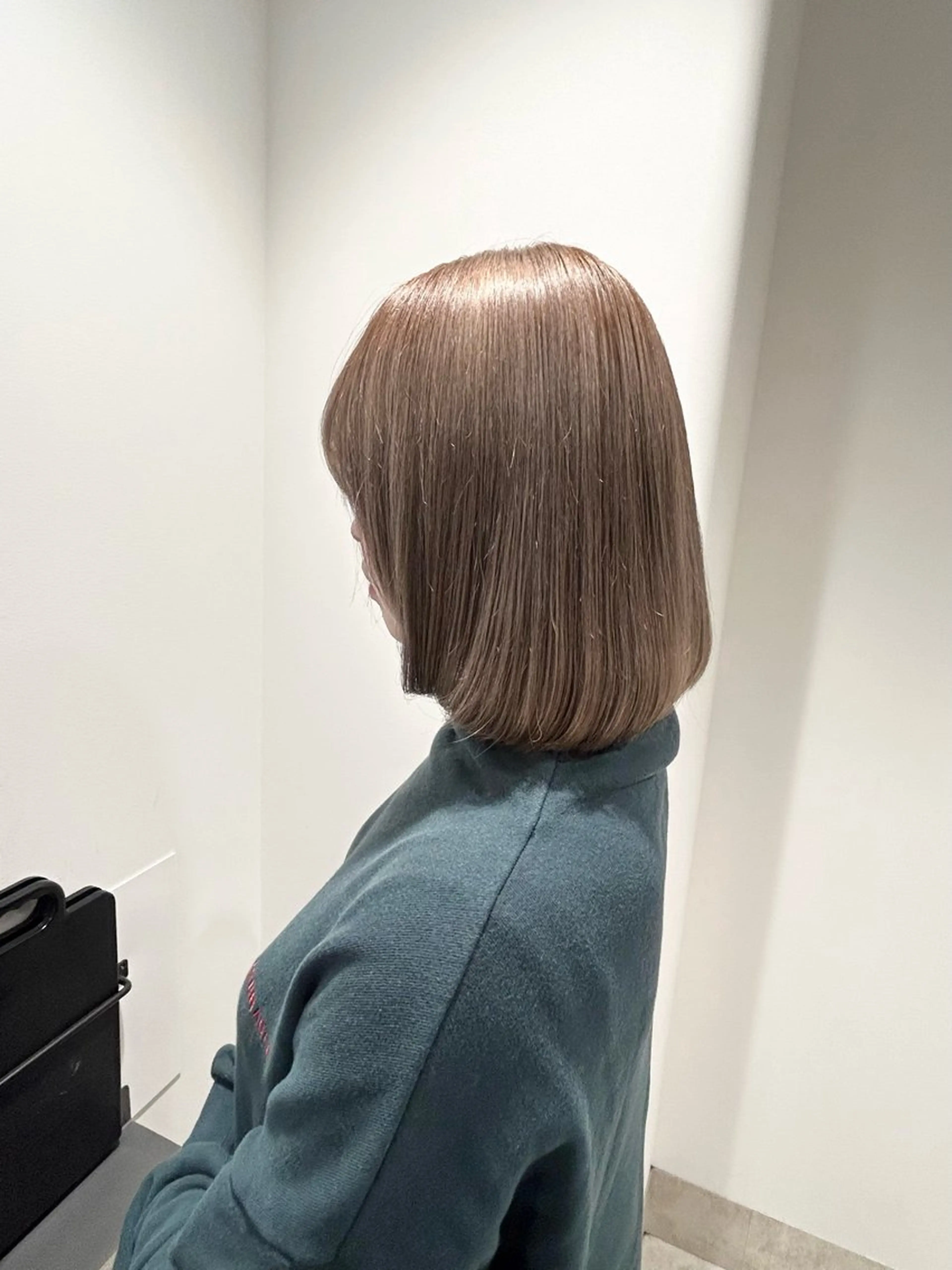 ショート カラー ベージュカラー ブリーチ ミルクティーベージュ ボブ カット ヘアカラー トリートメント GO TODAY SHAIRE SALON 渋谷モディ所属・スキバサミを使わない カット🌼唯🌼のヘアスタイル