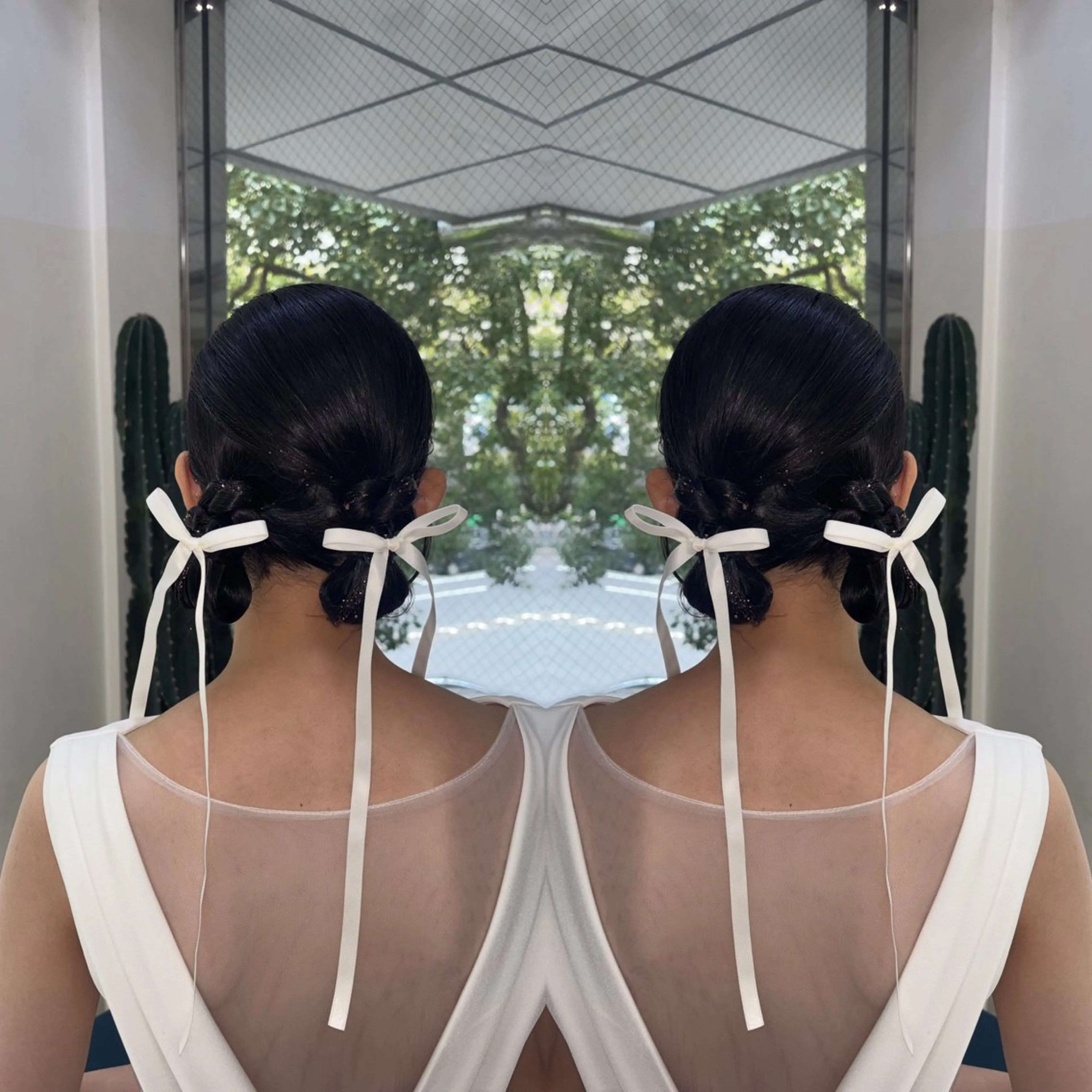 ミディアム ヘアアレンジ ヘアセット ☻モエカ/ハイトーン アレンジ メンズ☻のヘアスタイル