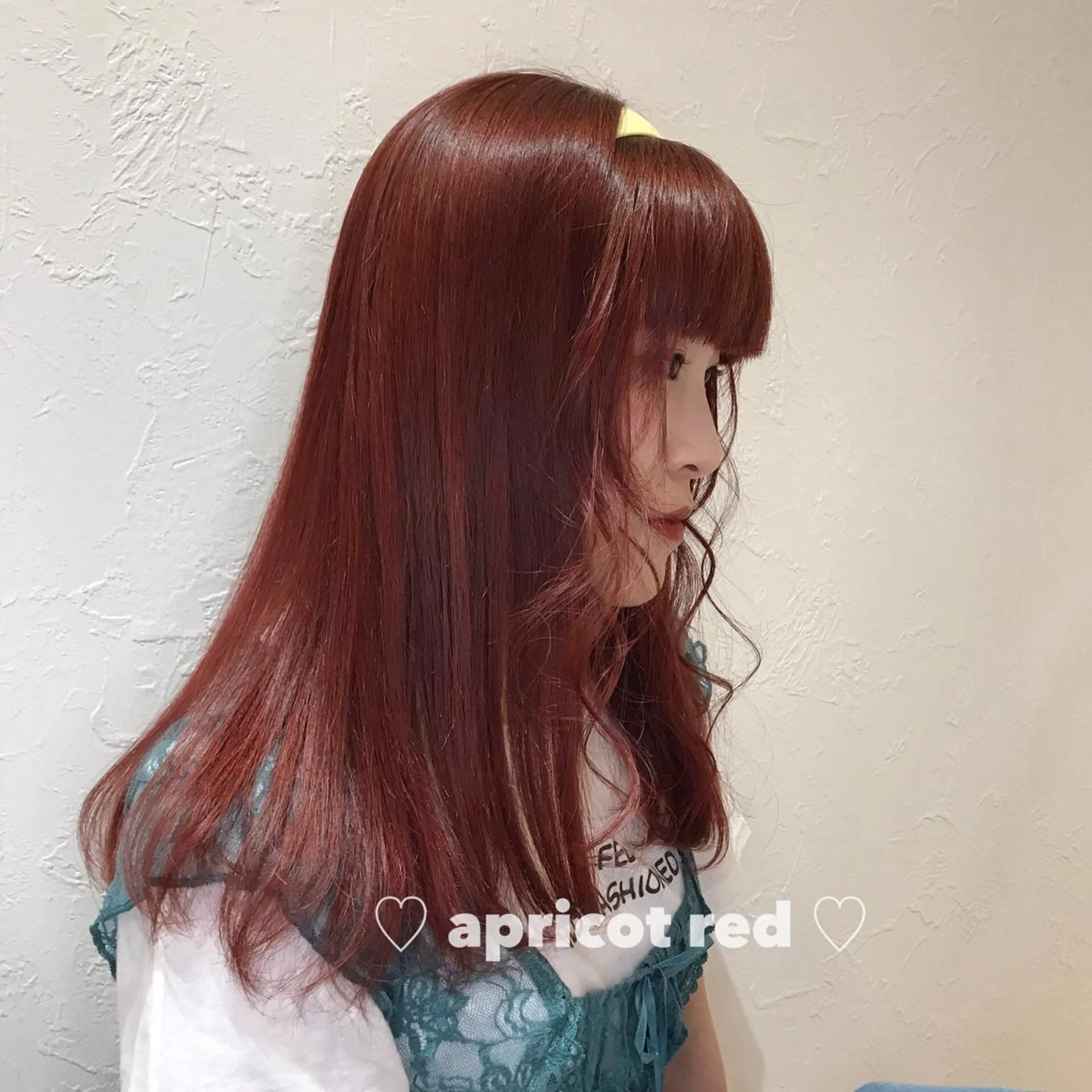 セミロング ブリーチなしカラー ダブルカラーエクステのヘアスタイル
