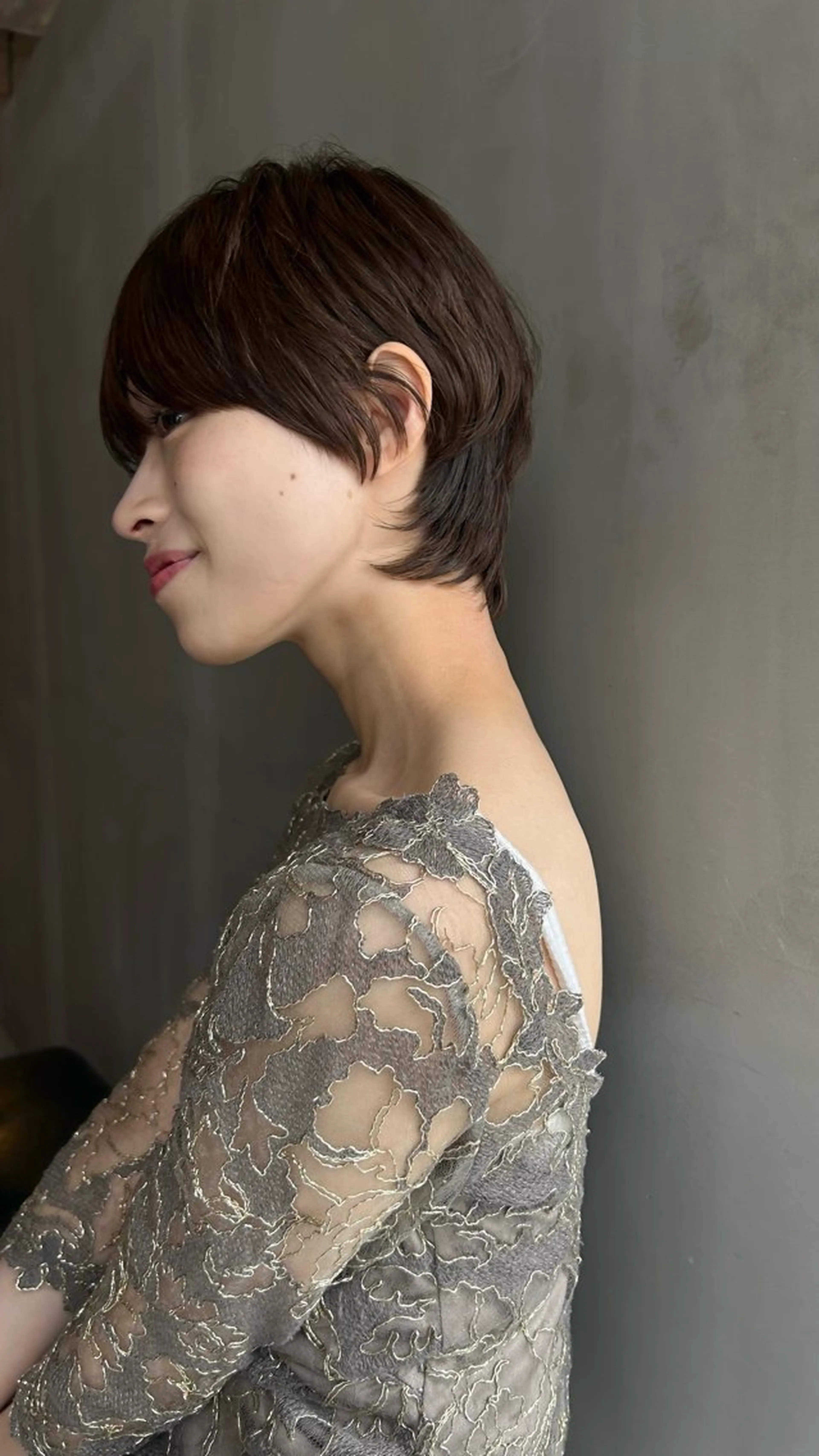 ショート カラー カット ヘアカラー トリートメント ショート/ボブ専門 宮脇美奈/南船場のヘアスタイル