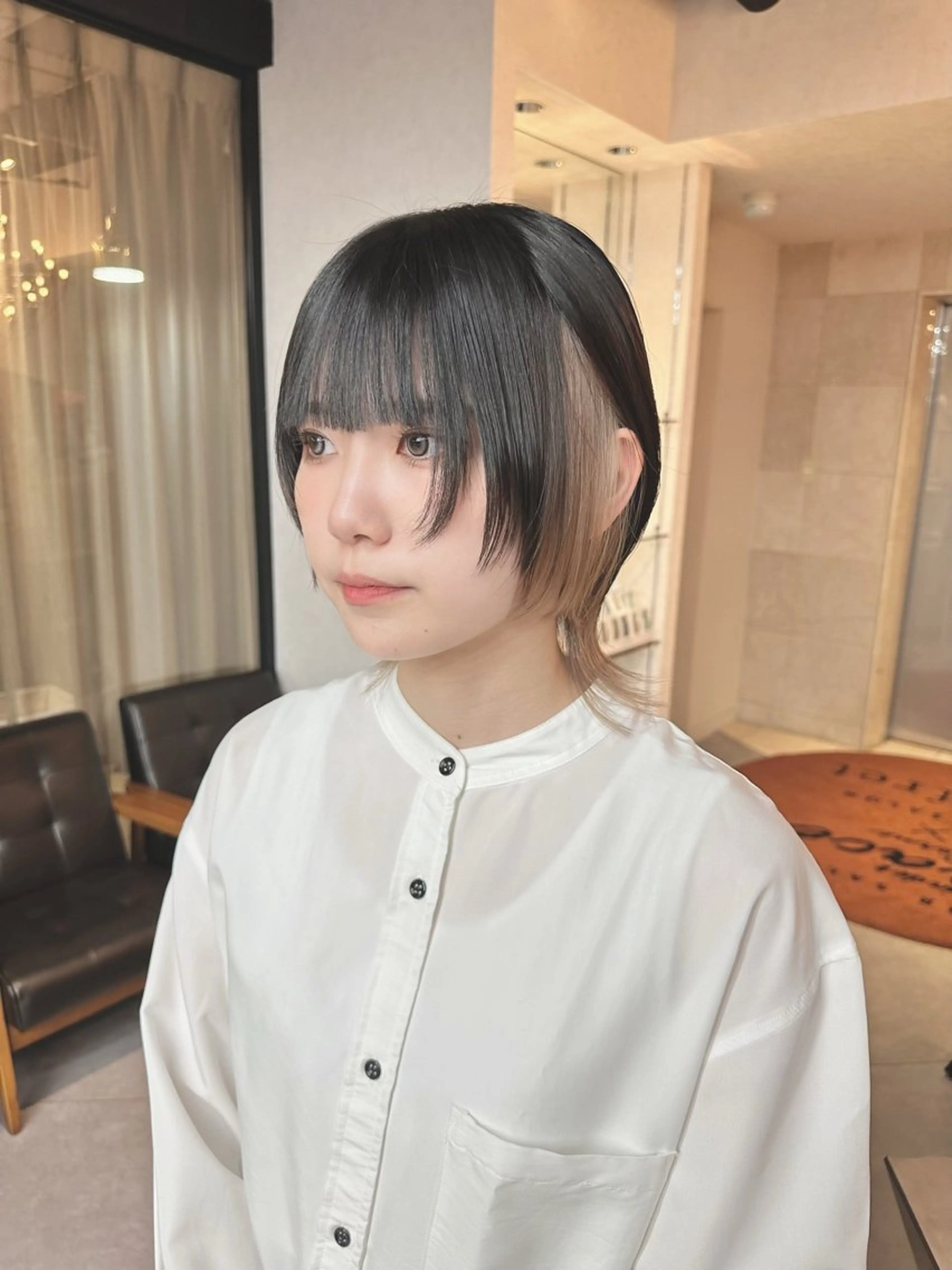 ショート カラー 韓国風ヘア rin🎀のヘアスタイル