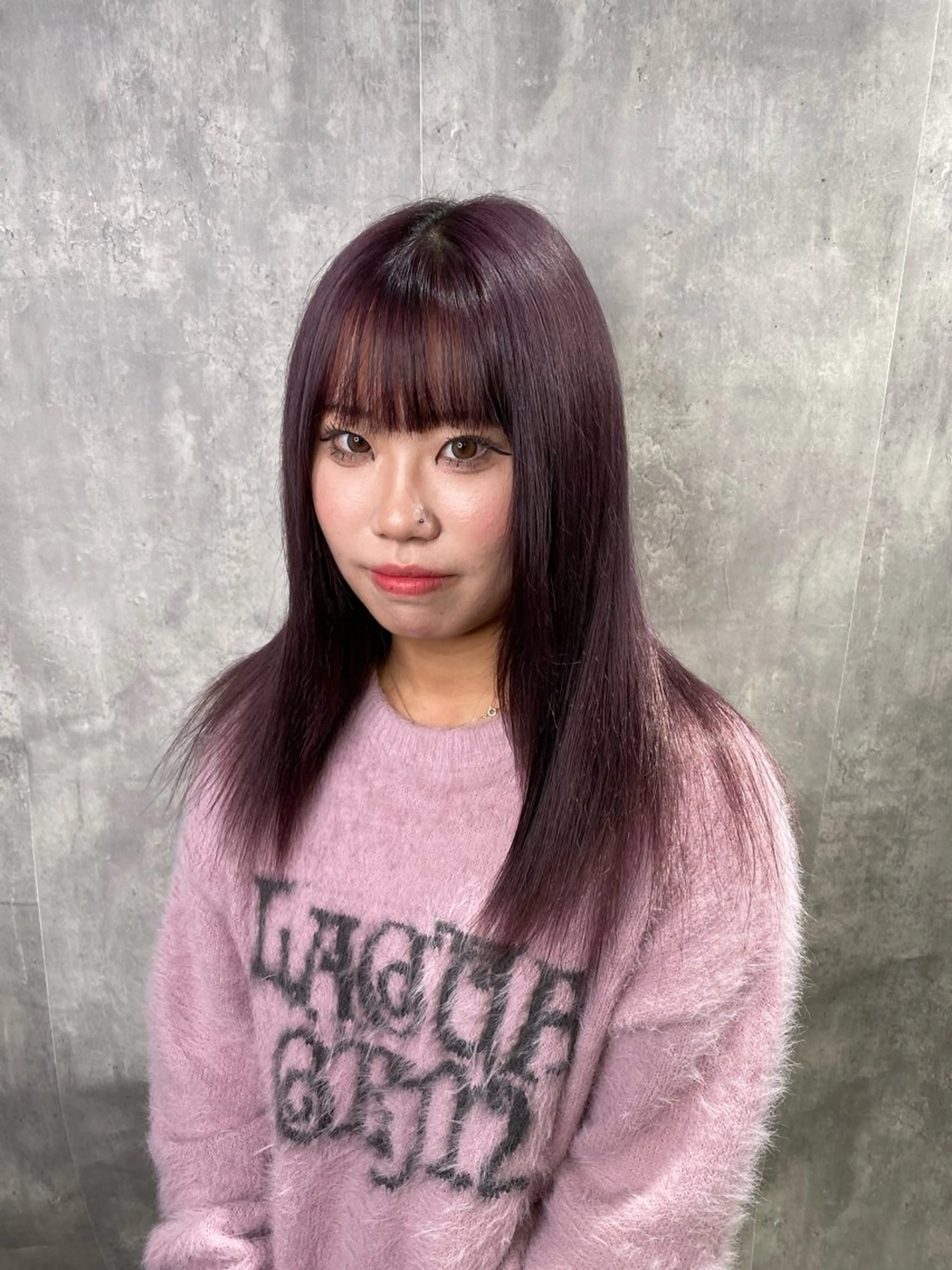 カラー ヘアカラー トリートメント ヘッドスパ 💫miyu💫デザ インカラー/アレンジのヘアスタイル