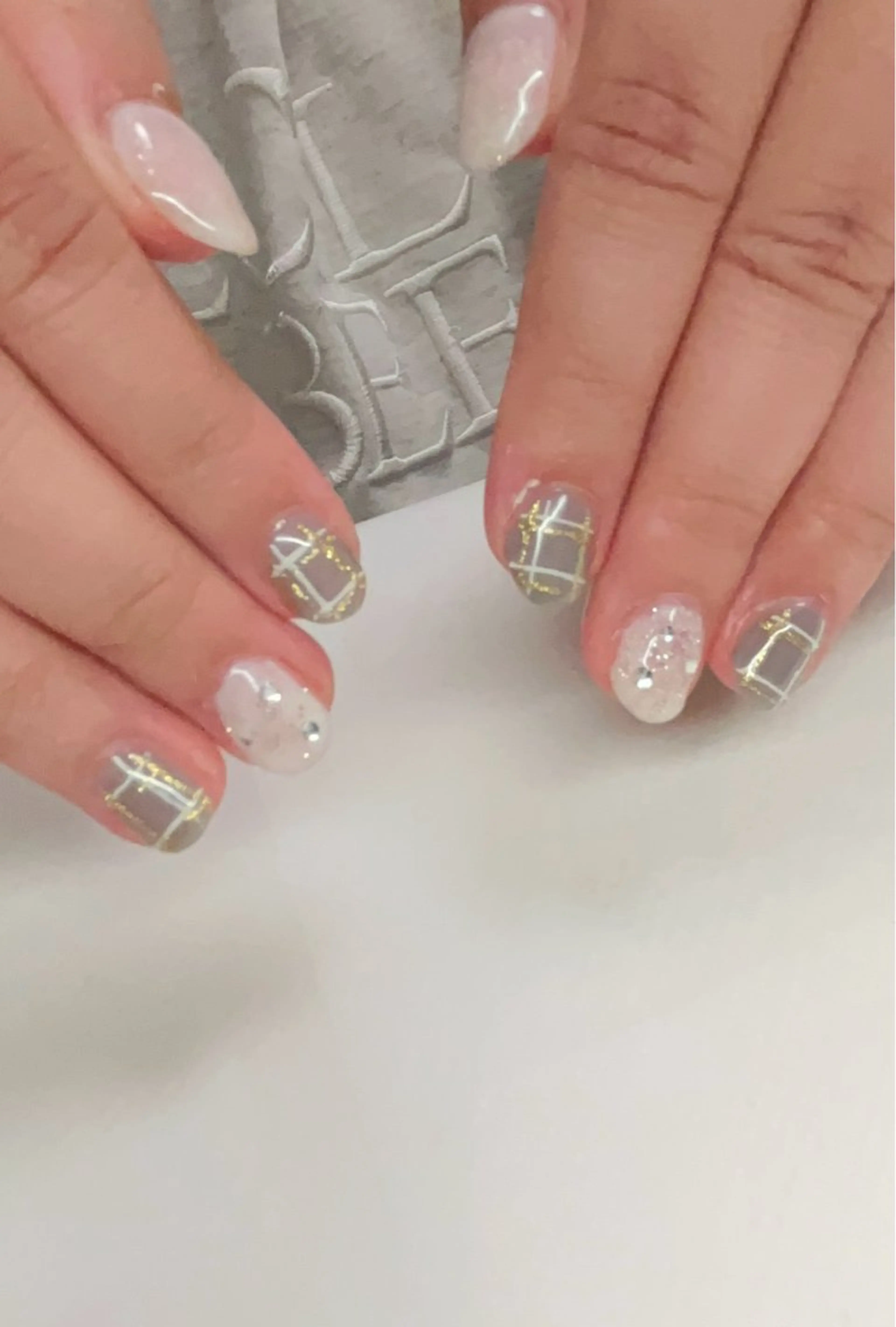 ネイル キラキラネイル シンプルネイル ハンドネイル Bell Nailのネイルデザイン