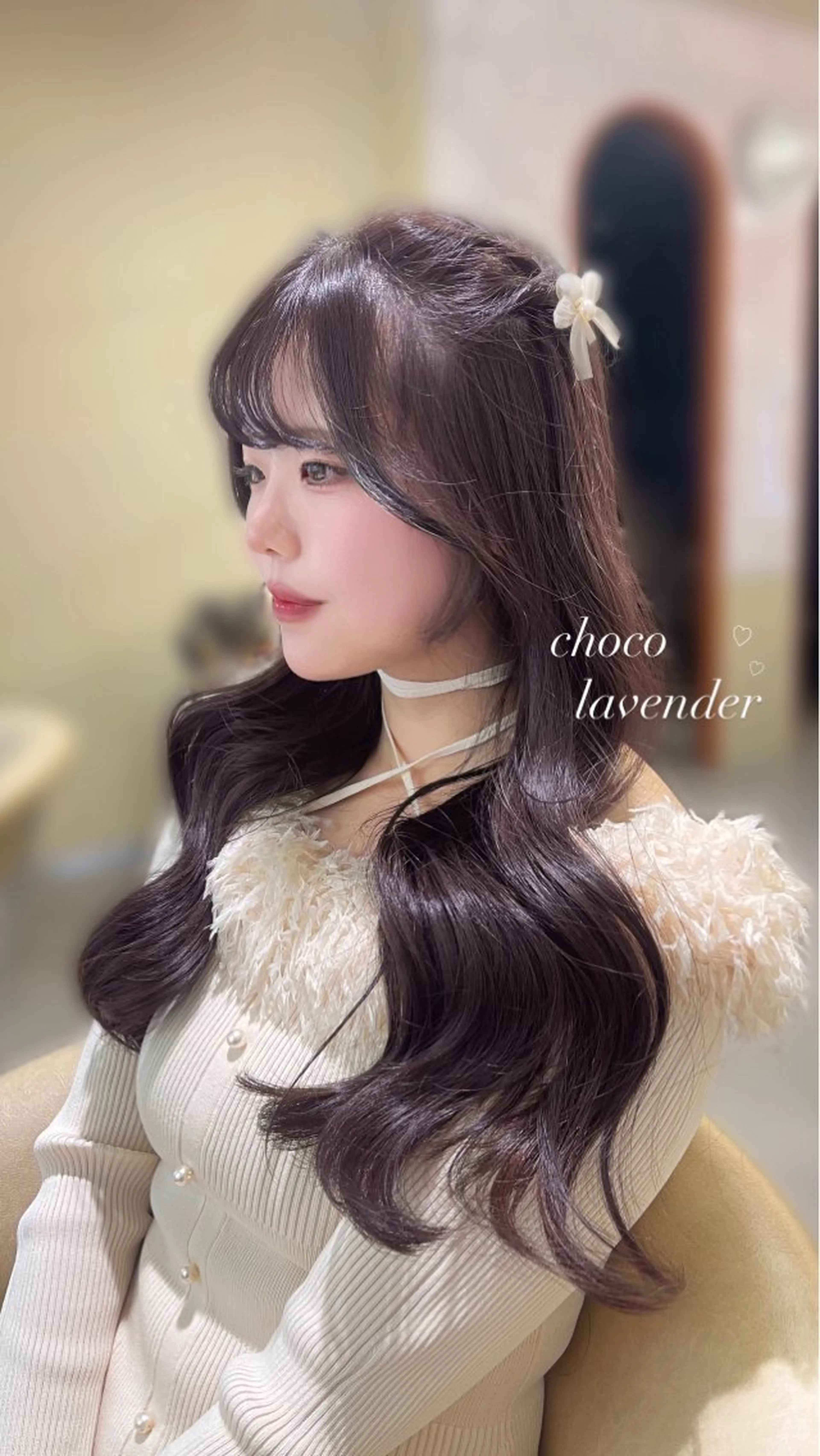 ロング haruna🤍 中韓mix✨のヘアスタイル