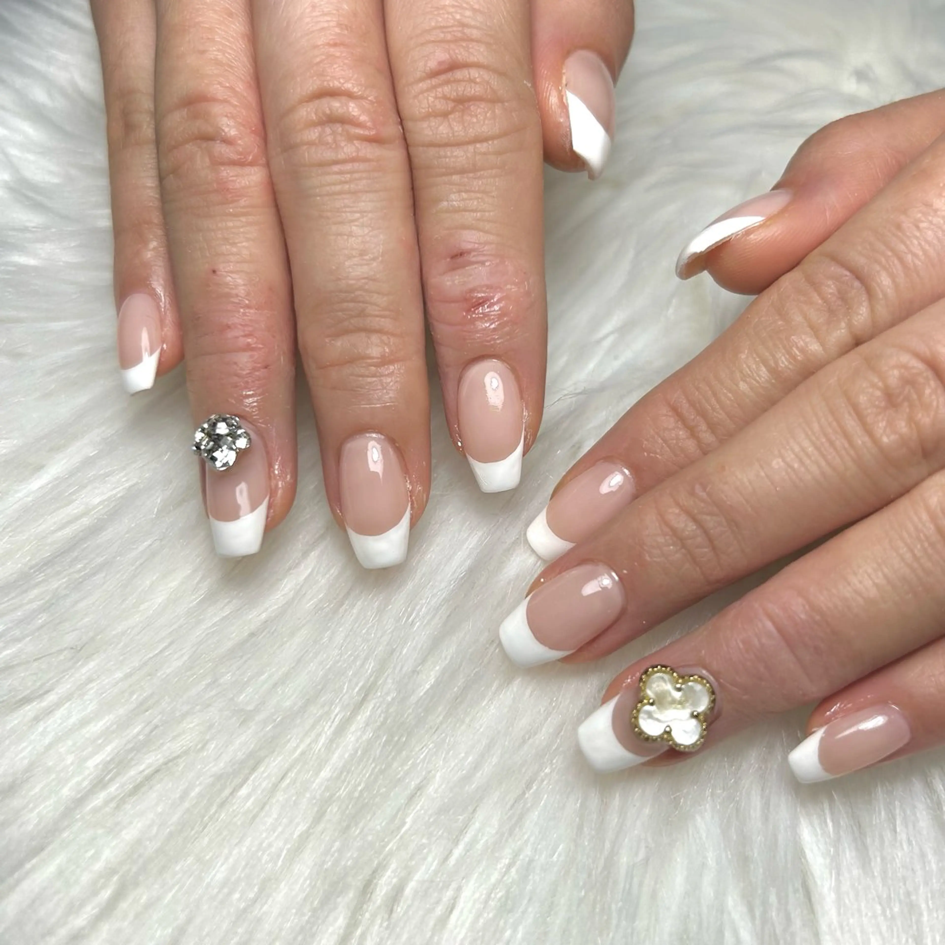 ネイル ストーンネイル ハンドネイル moumou nailのネイルデザイン