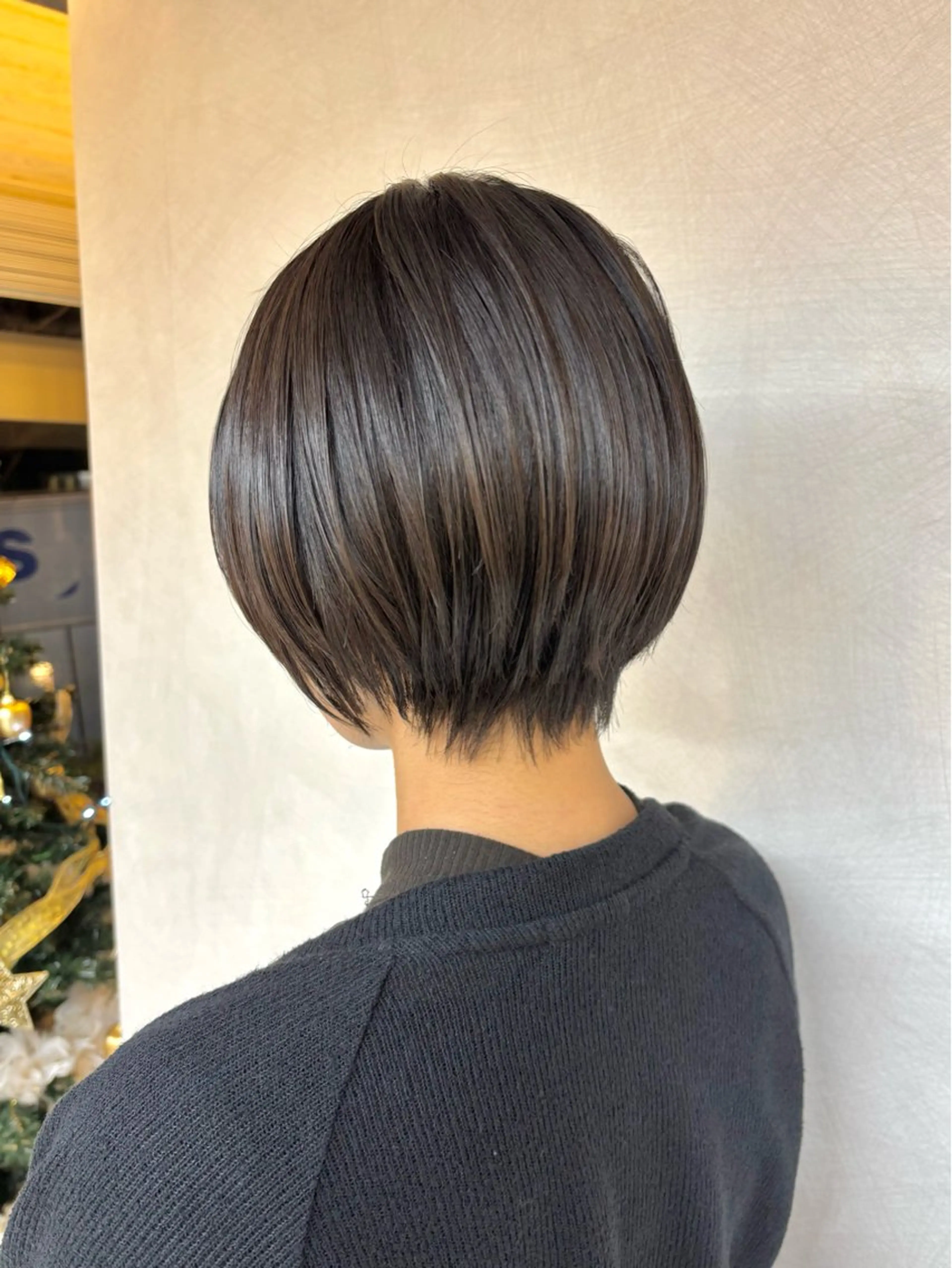 ショート くびれヘア ショートヘア レイヤーカット/ボブ /nene🍥⋆*のヘアスタイル