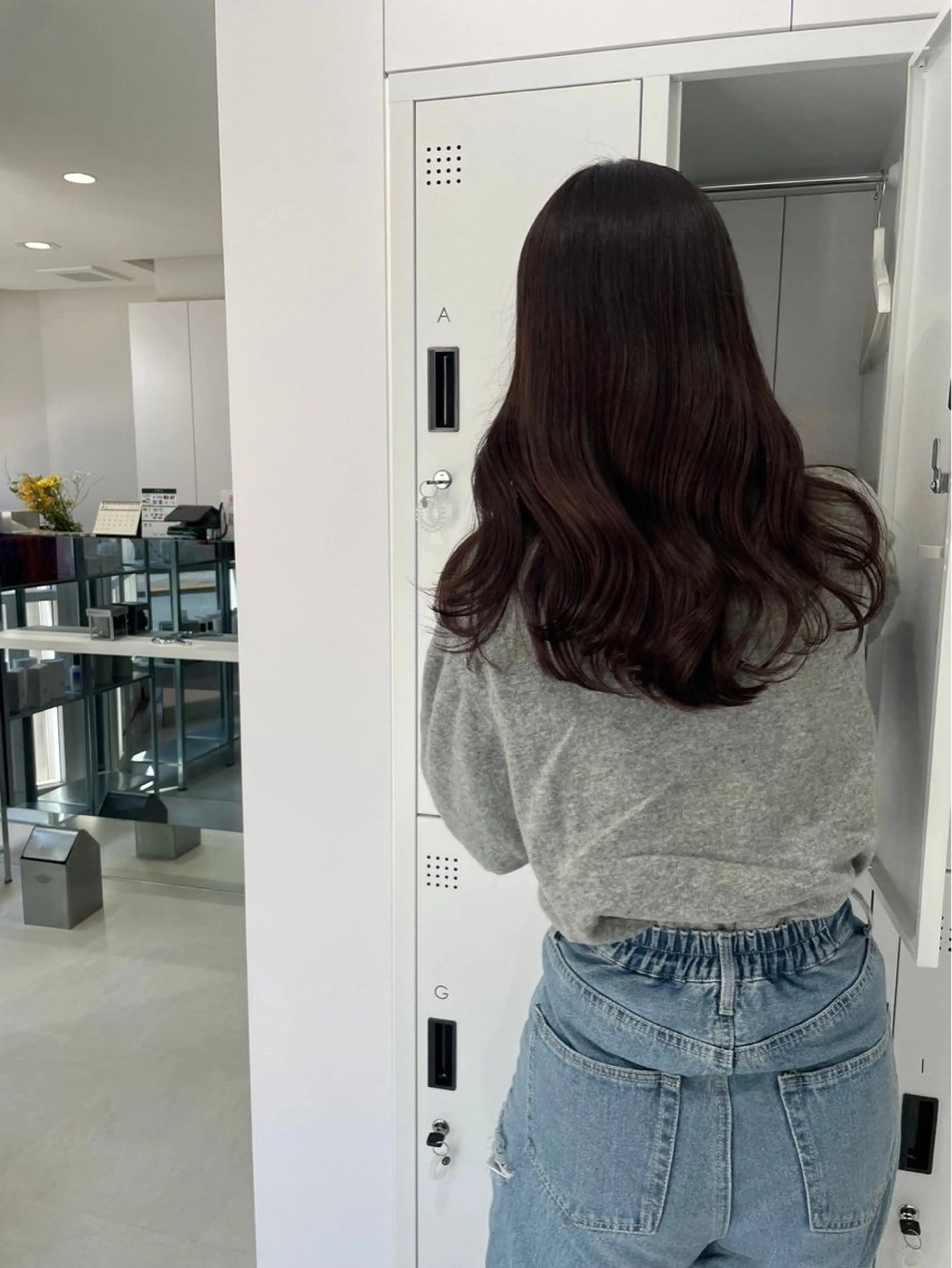 ロング カラー yuiká/ベージュ カラー‧₊˚ .のヘアスタイル
