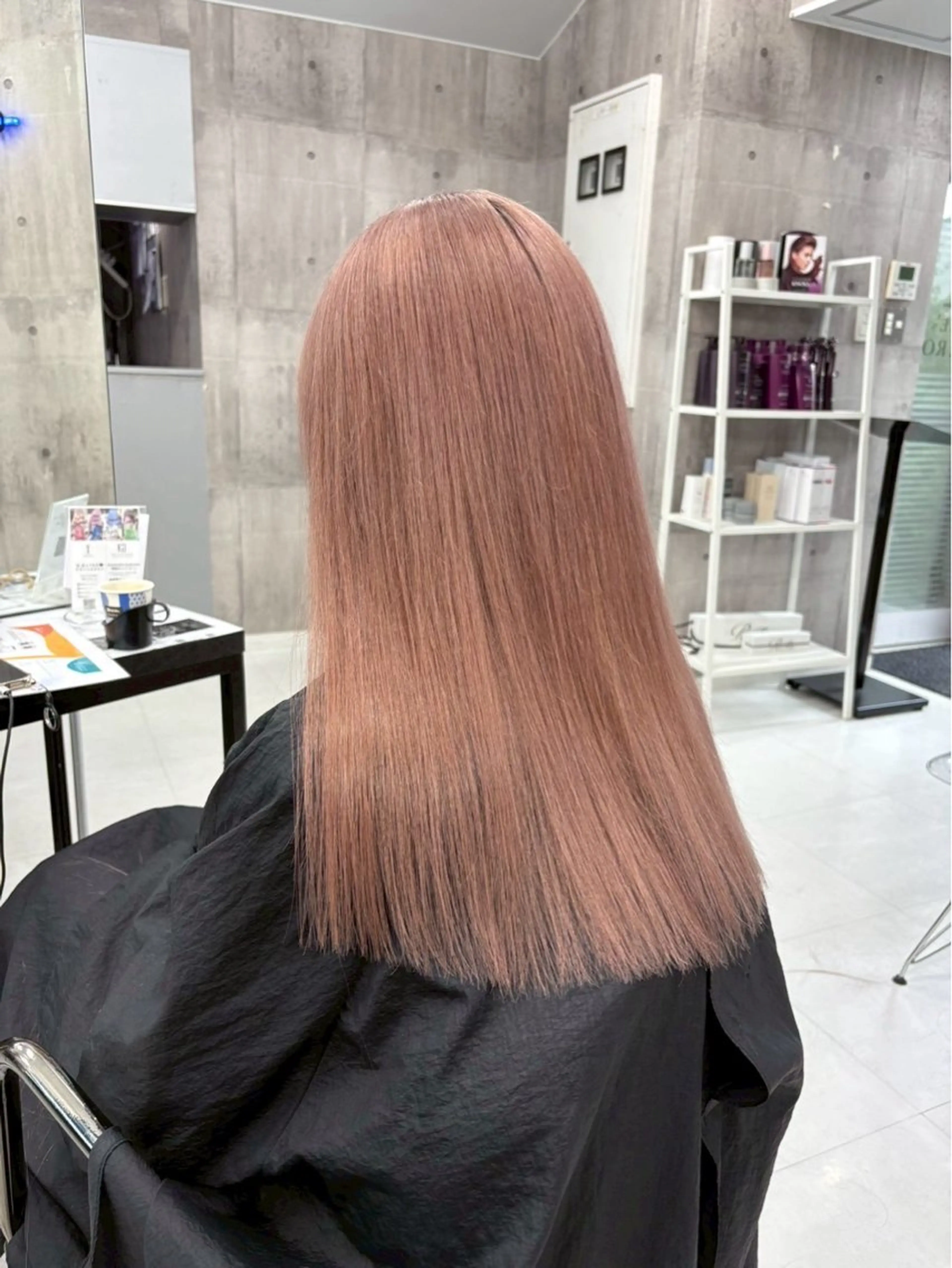 ロング カラー アッシュ バレイヤージュ ミストバング ブリーチ ブロンド ヘアカラー トリートメント hayato🌟/ ツヤサラハイトーンのヘアスタイル