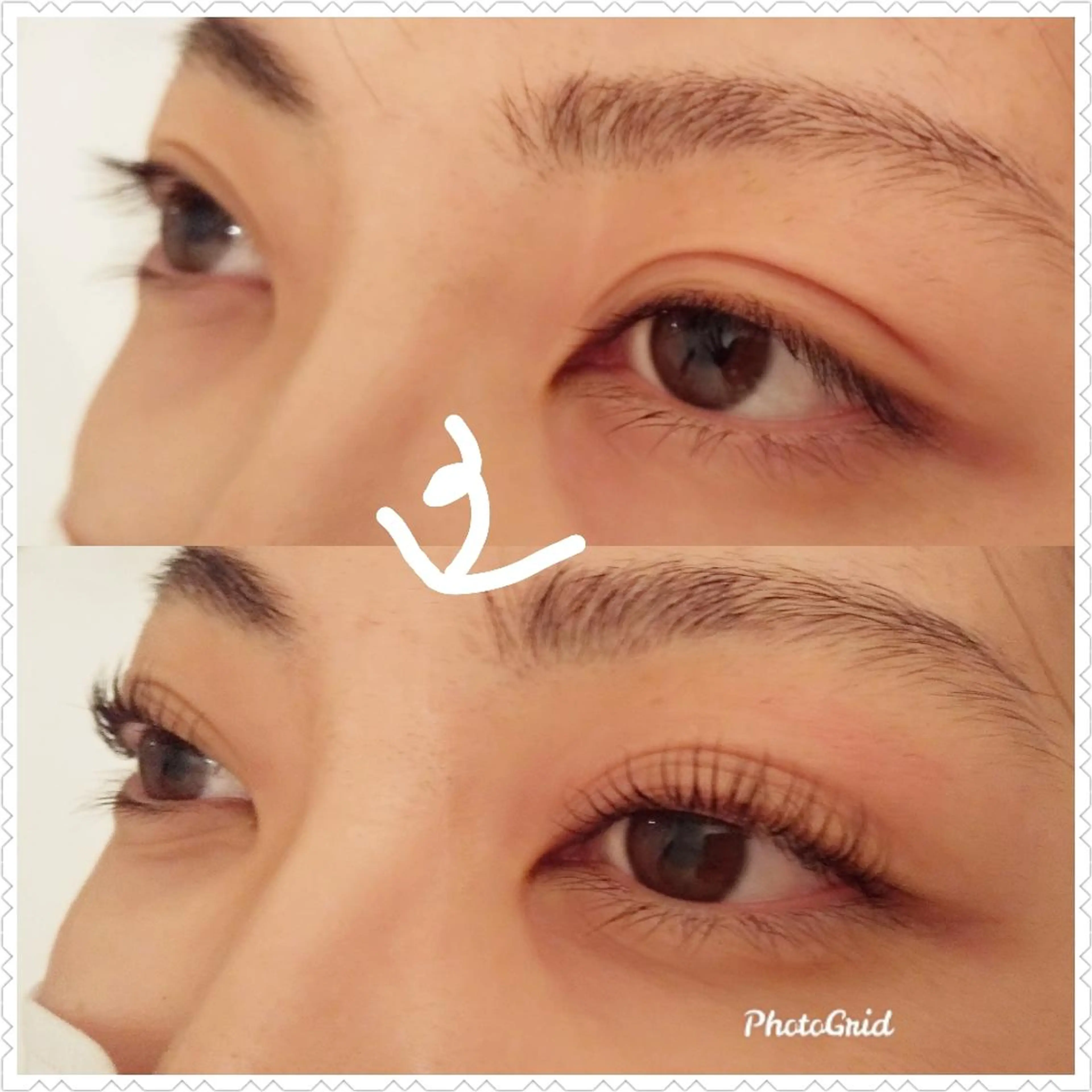 マツエク・マツパ Lカール 💡次世代LED -TIARA💡のマツエク・マツパデザイン