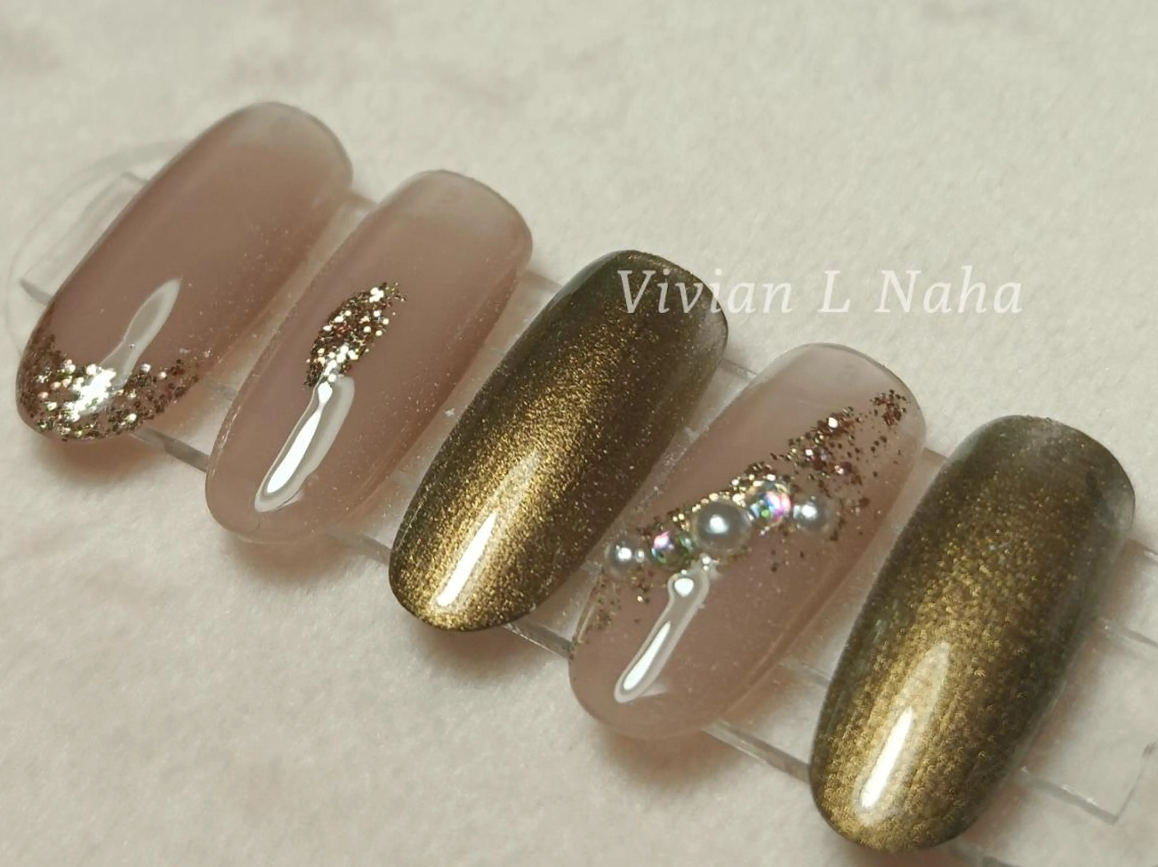 ネイル ハンドネイル Vivian L NahaCecileのネイルデザイン