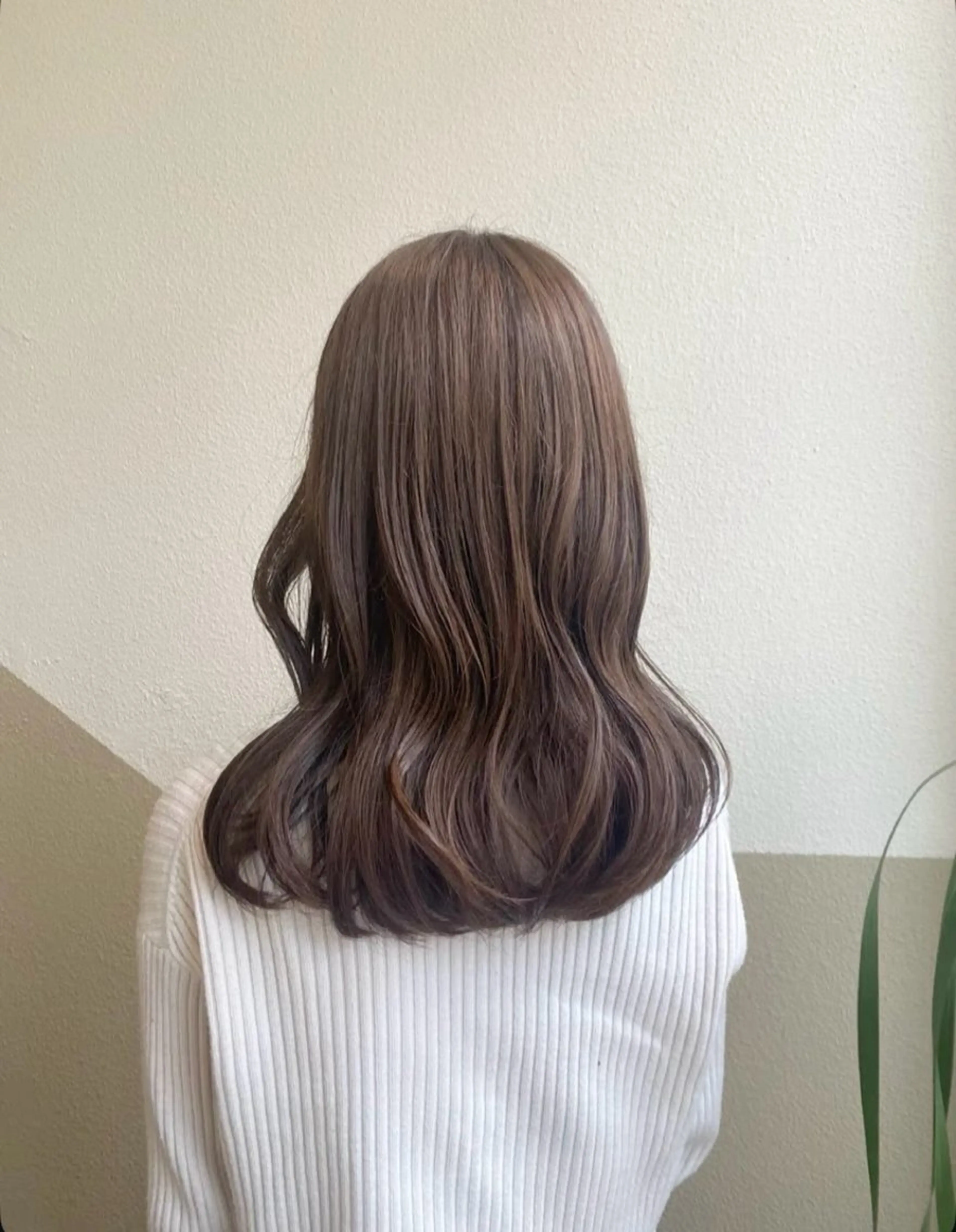 セミロング カラー 透明感カラー/ 小顔カット/ミヅキのヘアスタイル