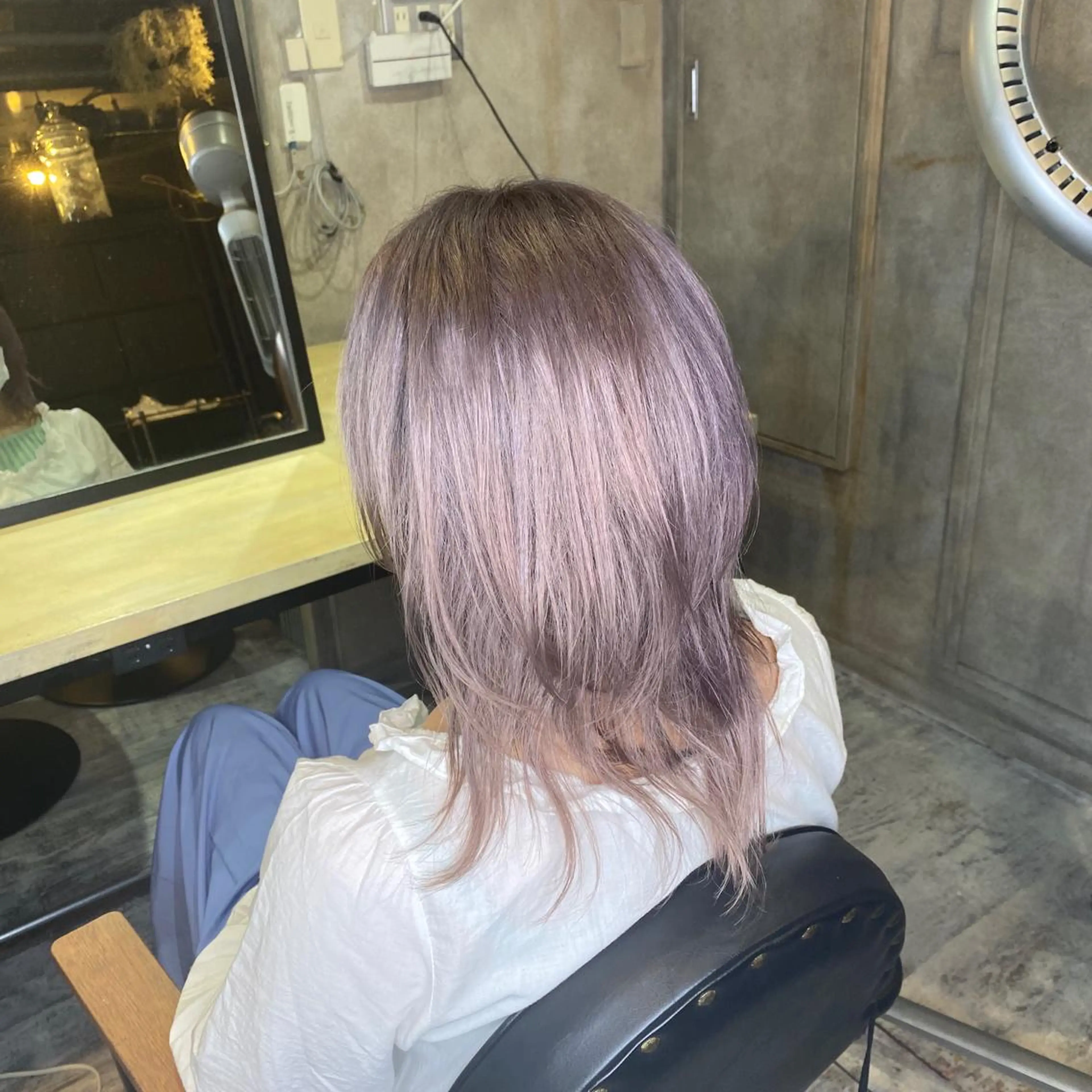 ミディアム KON.所属・山田 蓮のヘアスタイル