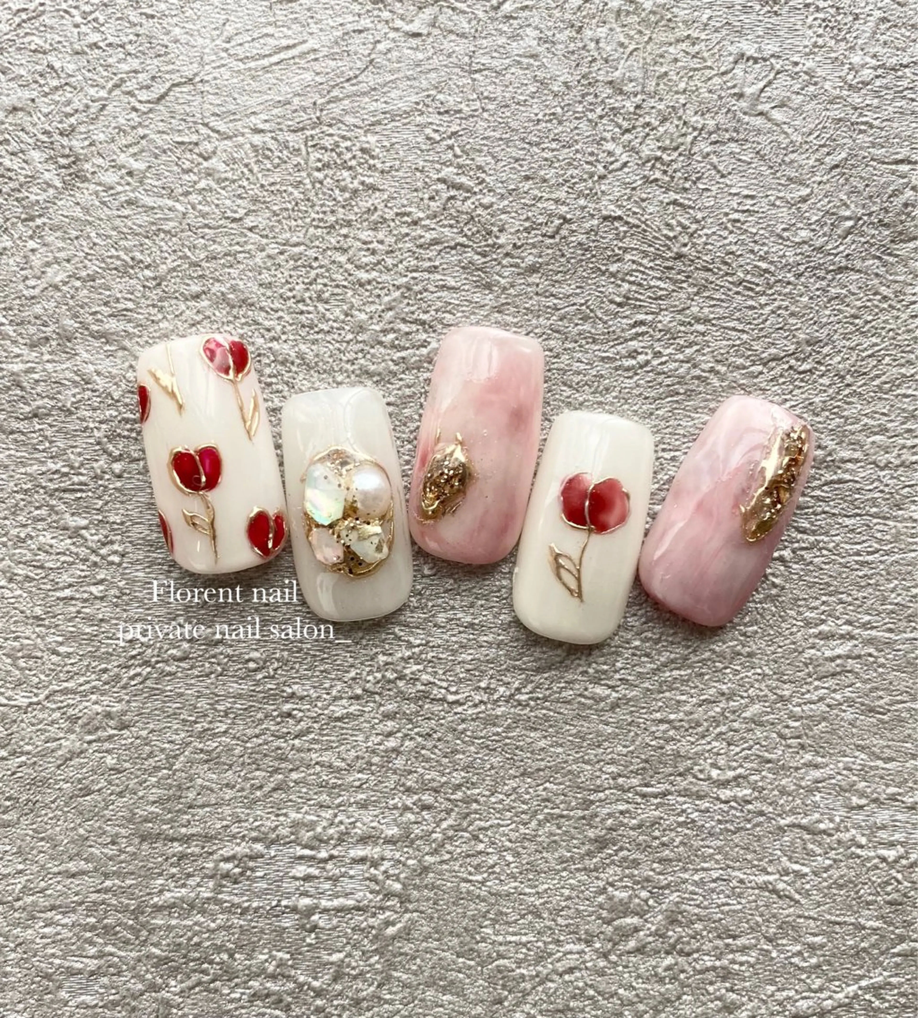 ネイル ハンドネイル florent nailのネイルデザイン