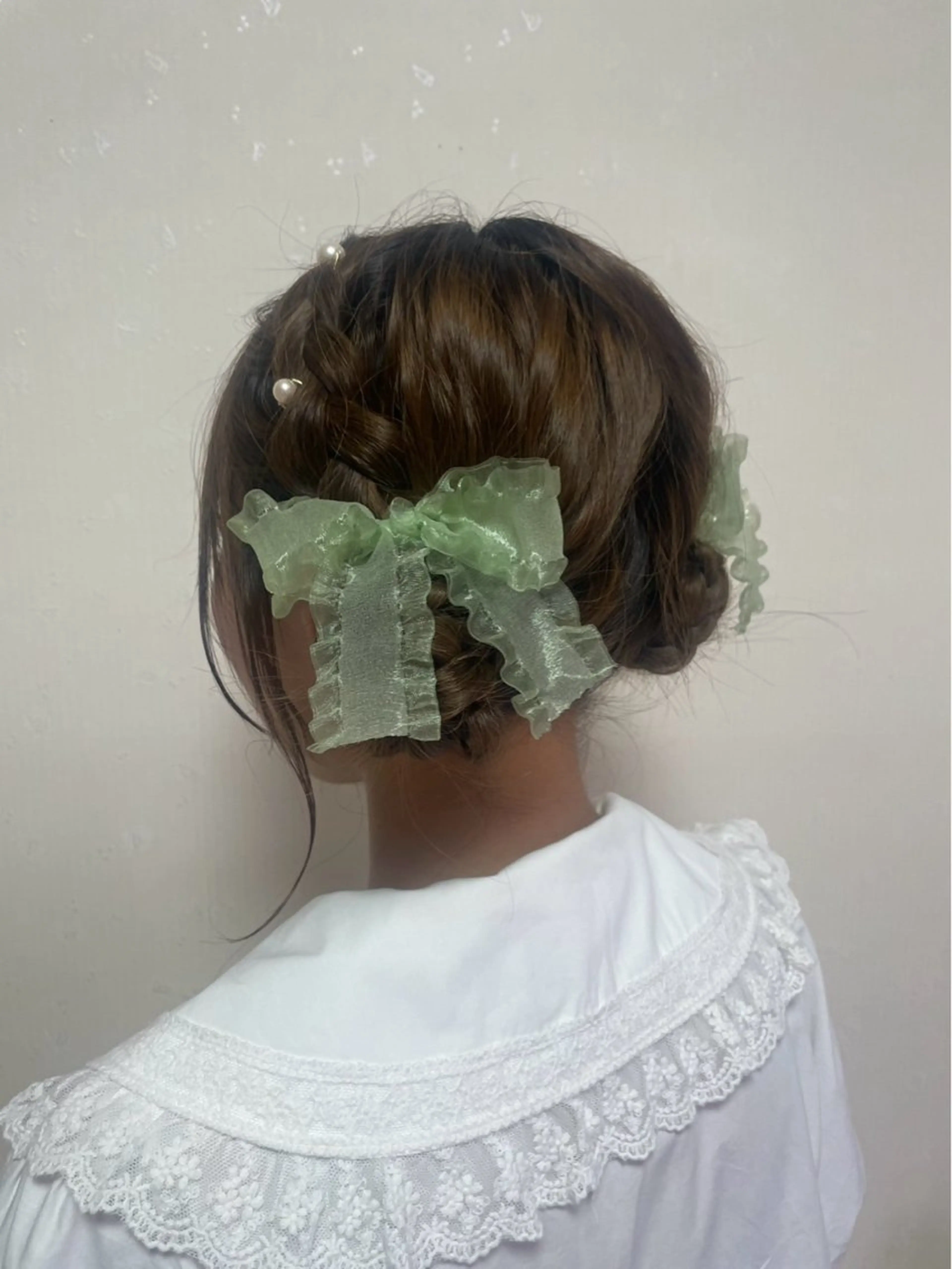ヘアセットの写真