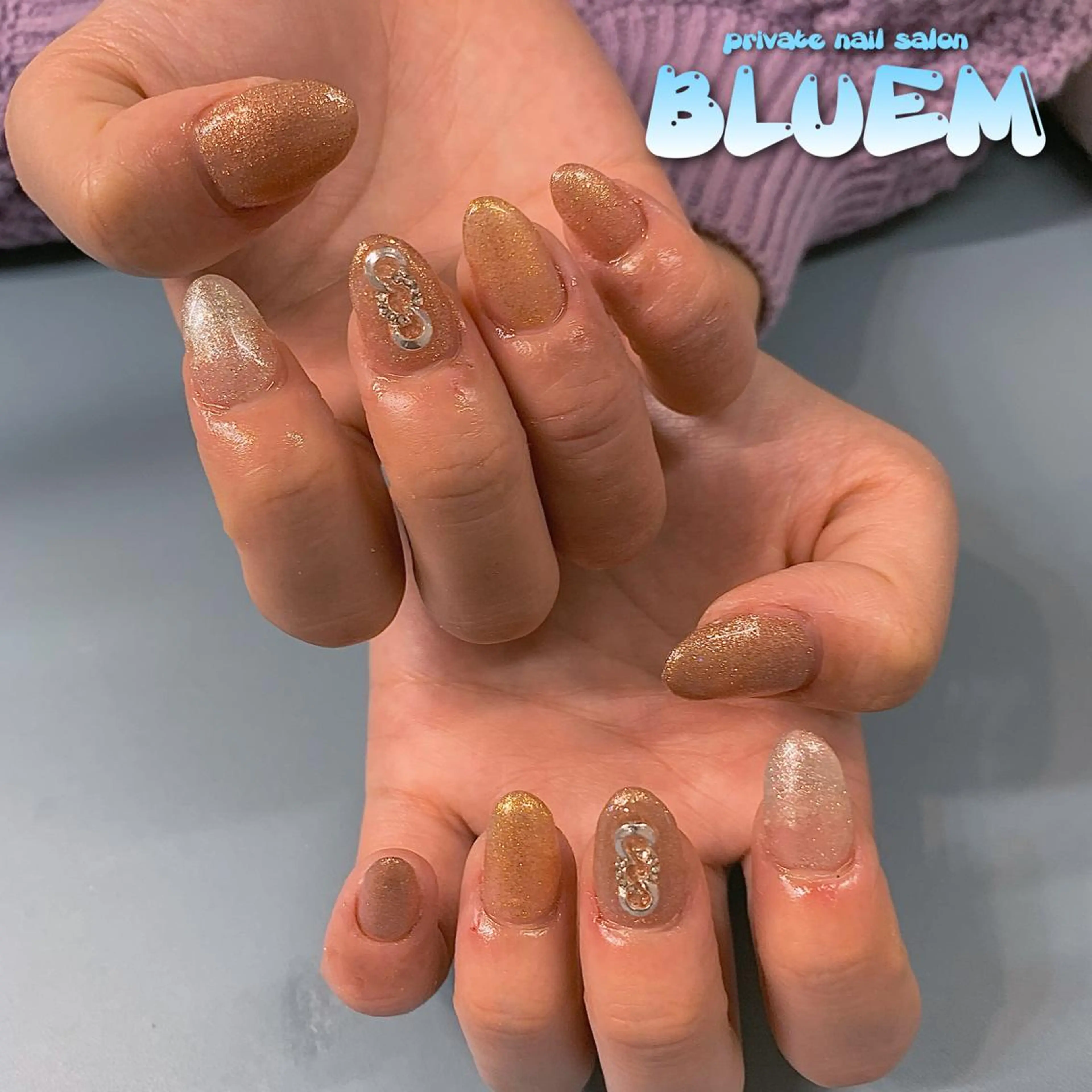 ネイル BLUEM なな🐶のネイルデザイン