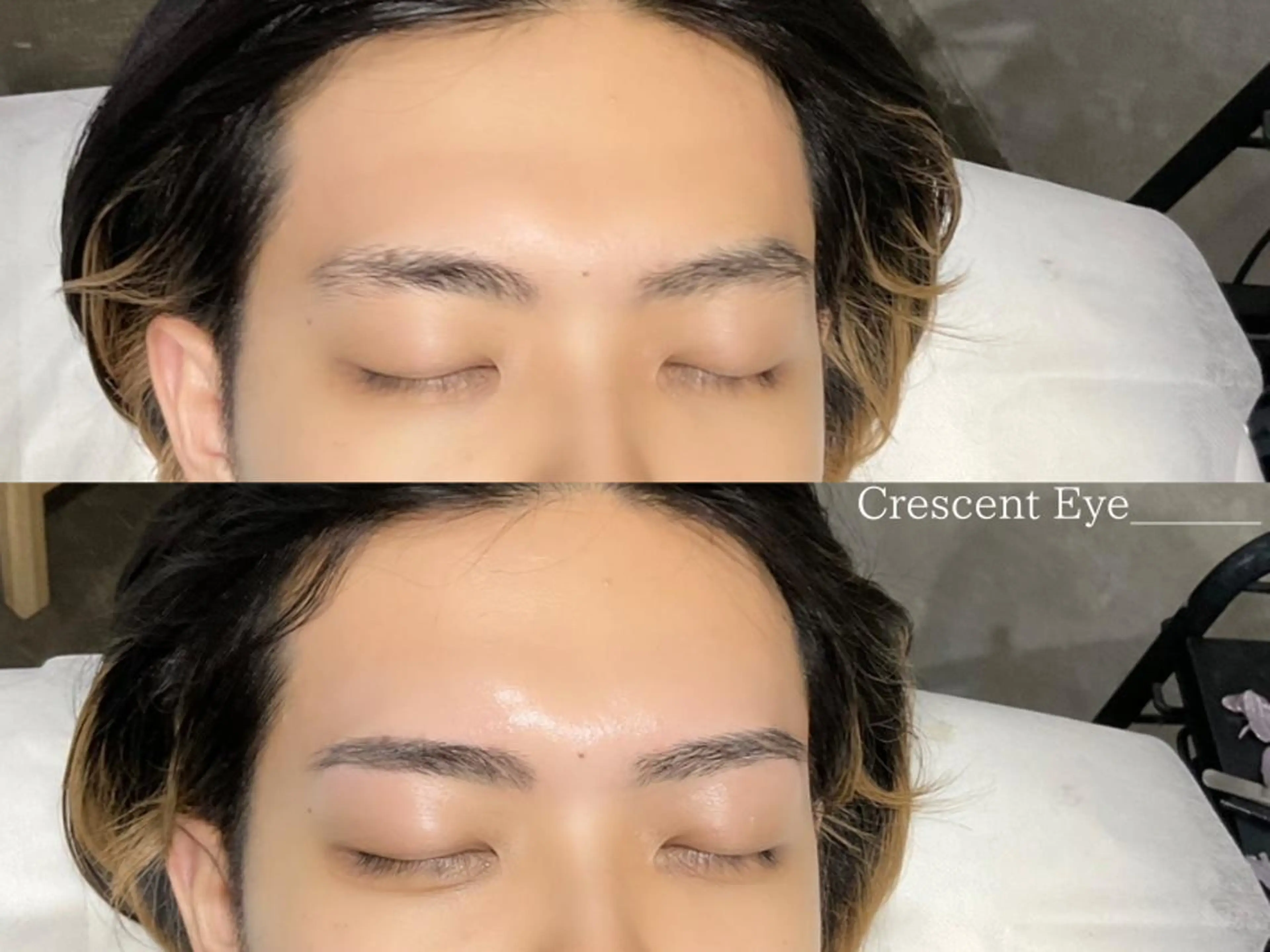 アイブロウ メンズアイブロウ 眉毛ワックス脱毛 Crescent Eye 吉祥寺のマツエク・マツパデザイン