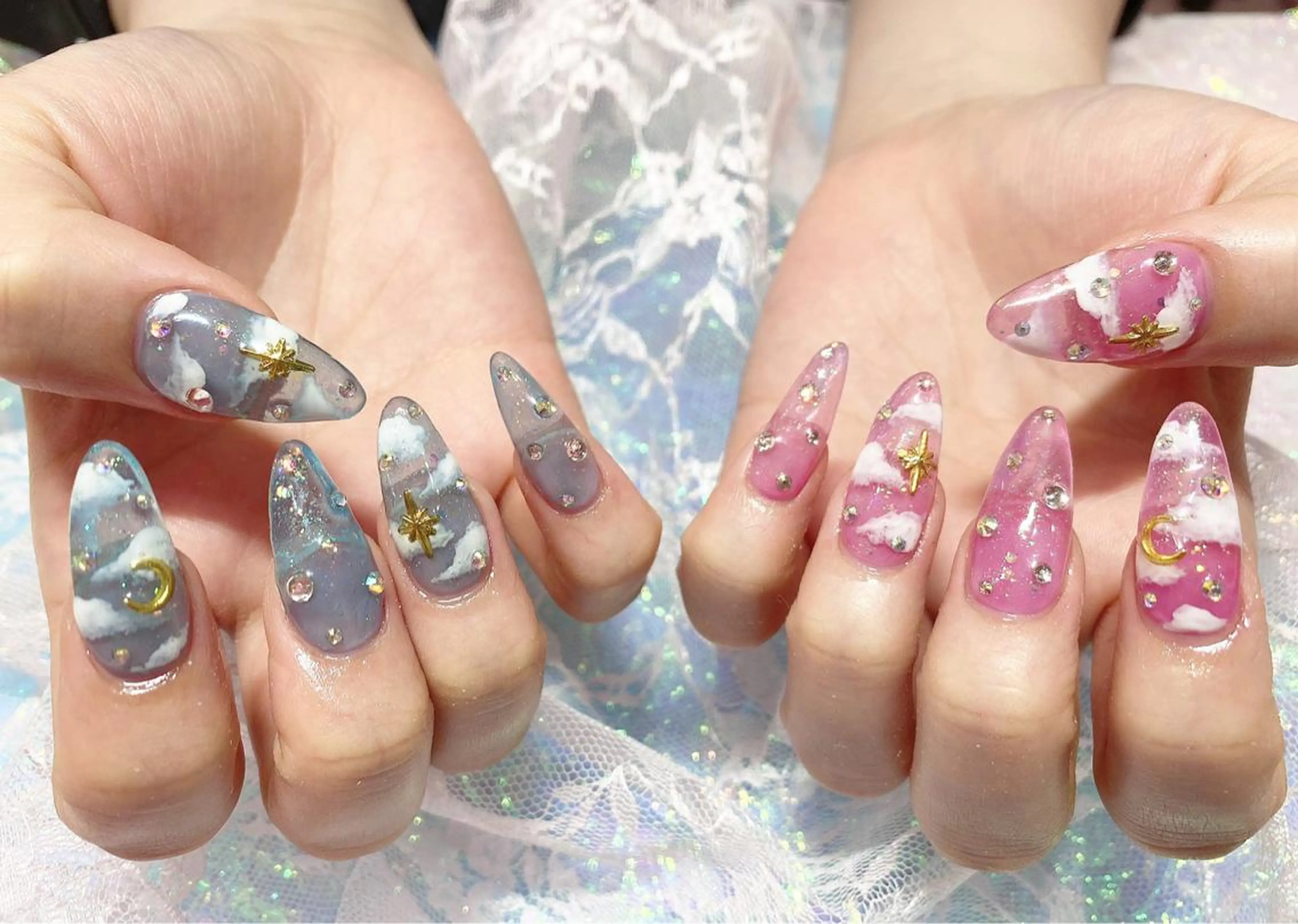 ロング カラー メンズ キッズ ネイル NAILSGOGO shibuyaのネイルデザイン