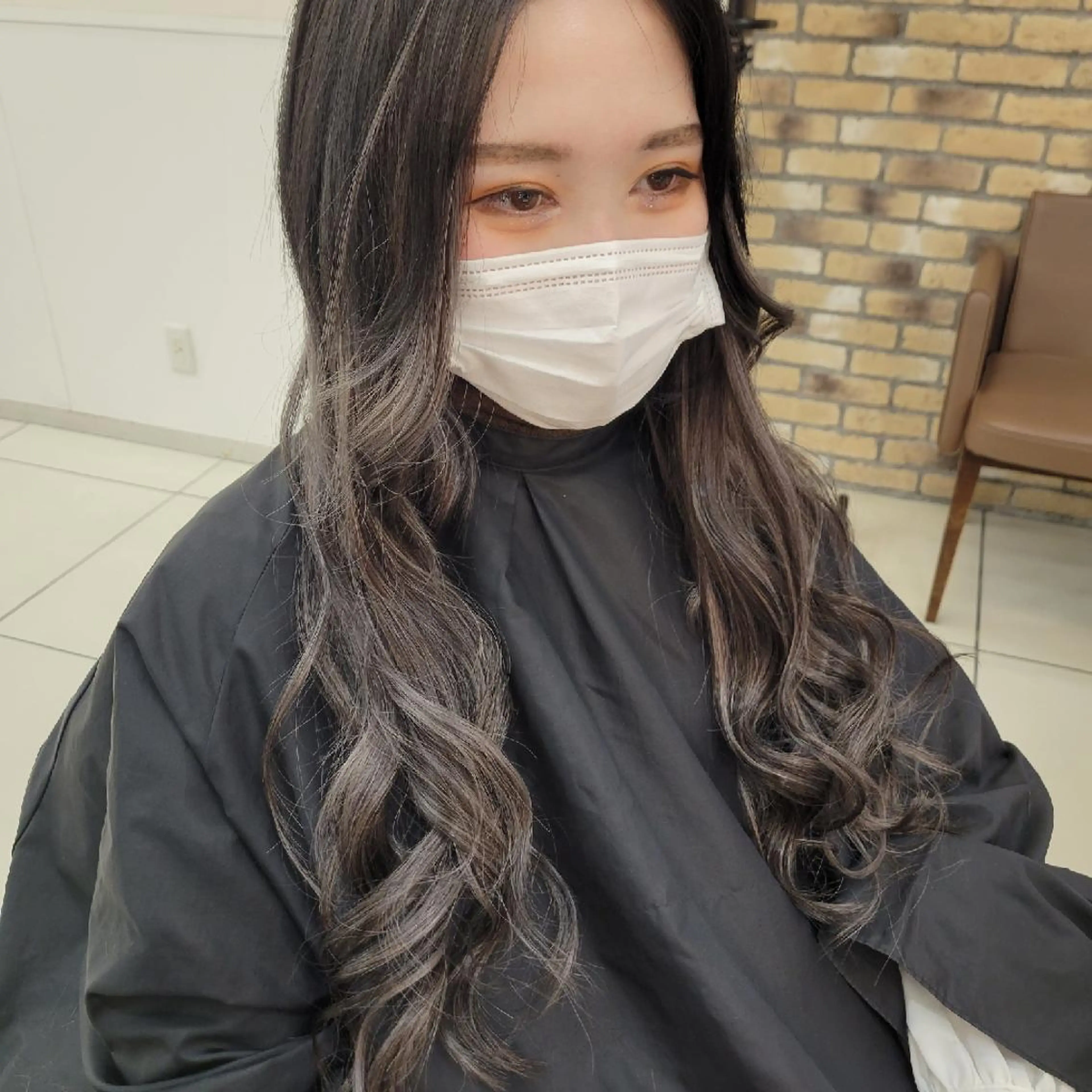 ロング ママ美容師まつげ 🤍まき🤍のヘアスタイル