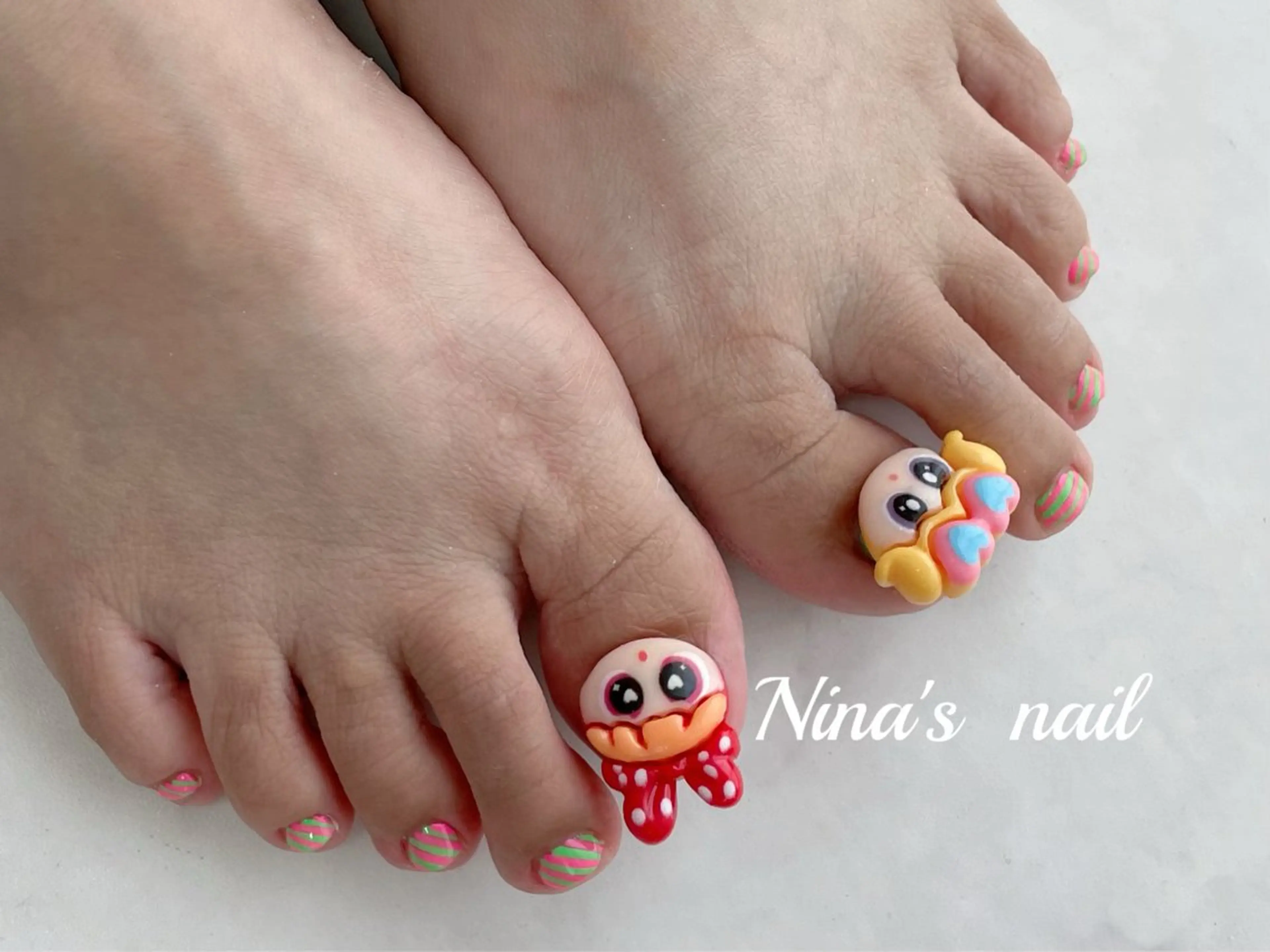 ネイル フットネイル Nina's nailのネイルデザイン