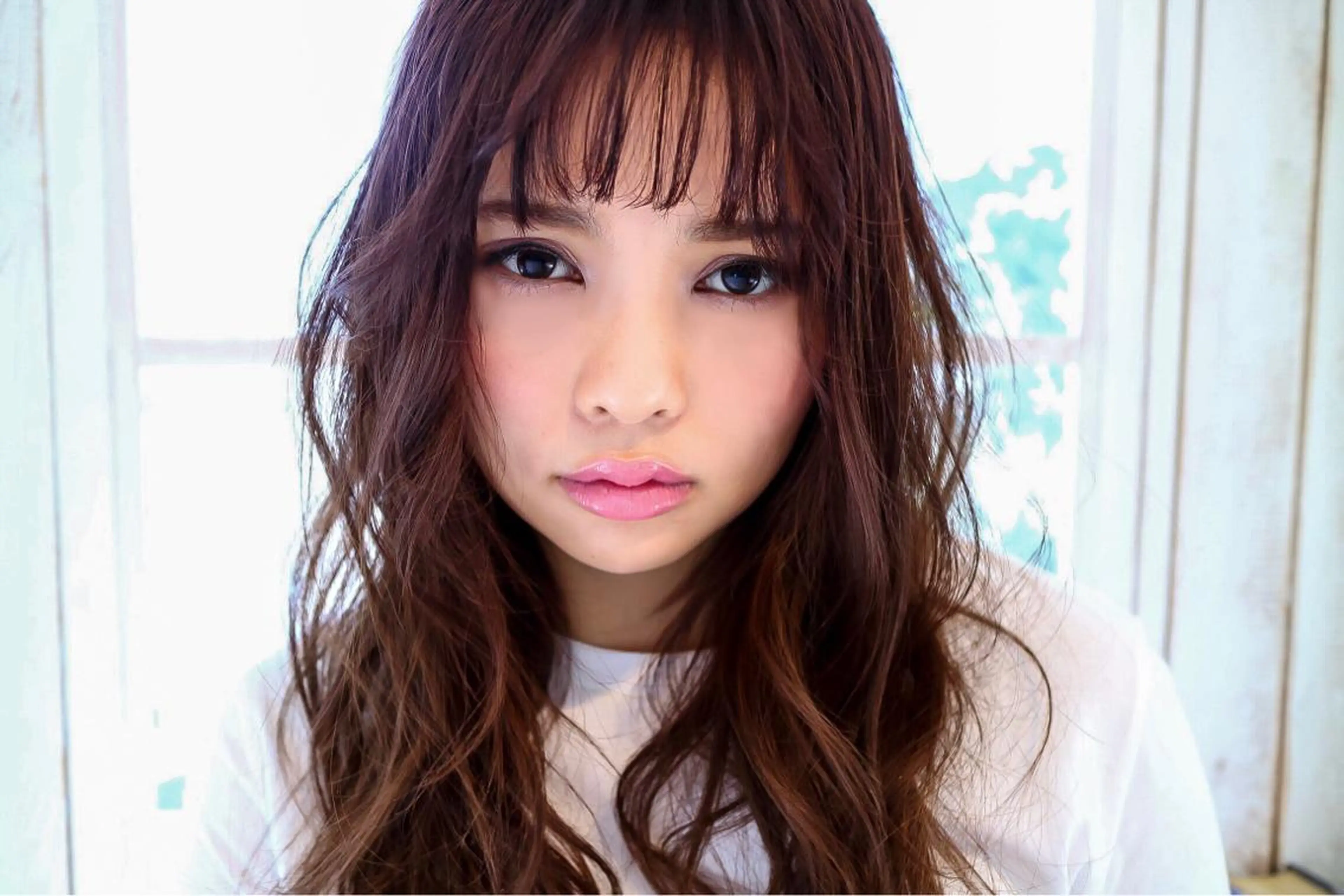 ロング カラー パーマ ヘアアレンジ JYUNESU表参道所属・似合わせhair🔸 アサダ タカコ🔸のヘアスタイル