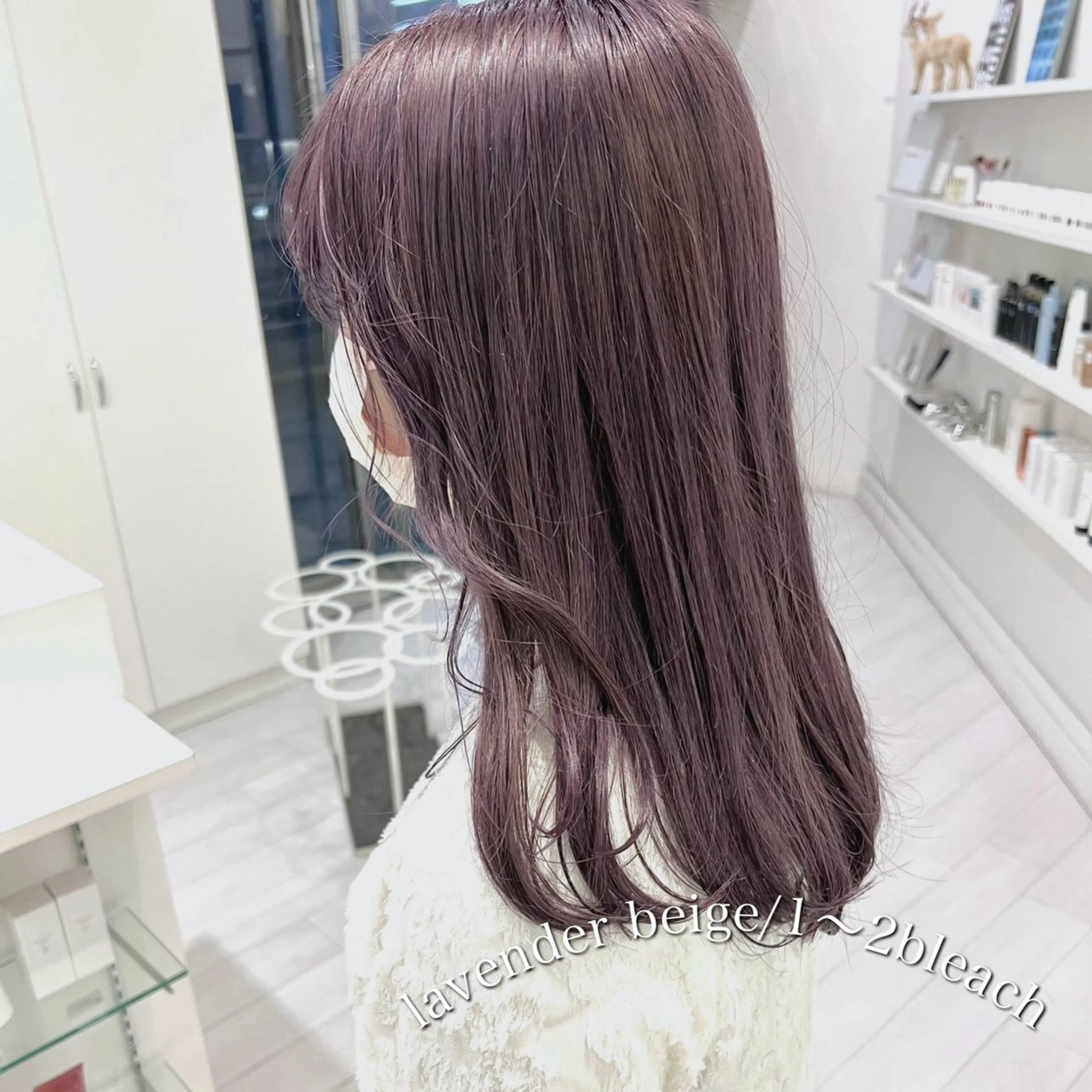 セミロング ヘアカラー ParveMix 🐾鳥取彩花のヘアスタイル