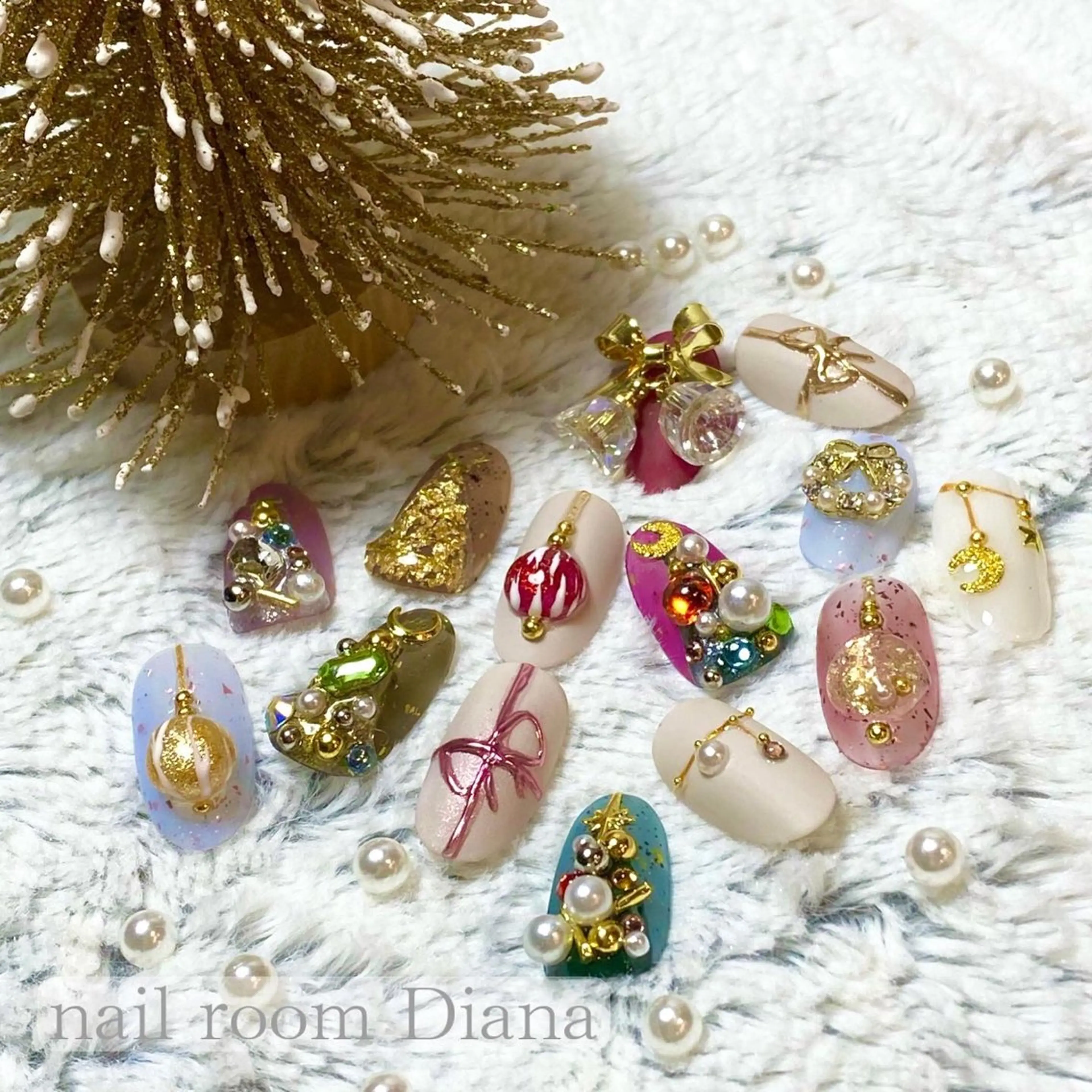 ネイル ネイルチップ 冬ネイル クリスマス その他(ネイル) Narumi nailのネイルデザイン