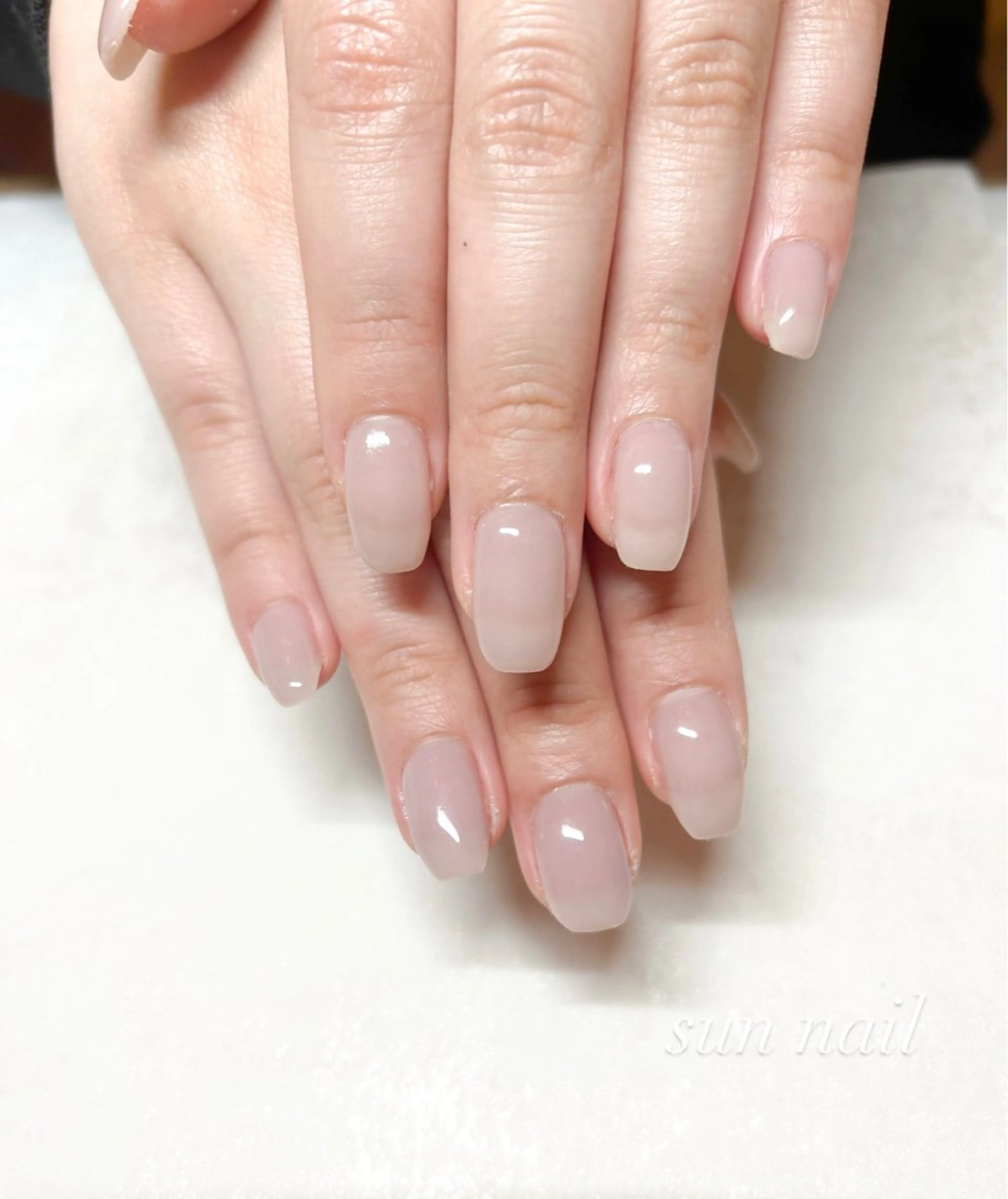 ネイル ワンカラーネイル sun nailのネイルデザイン