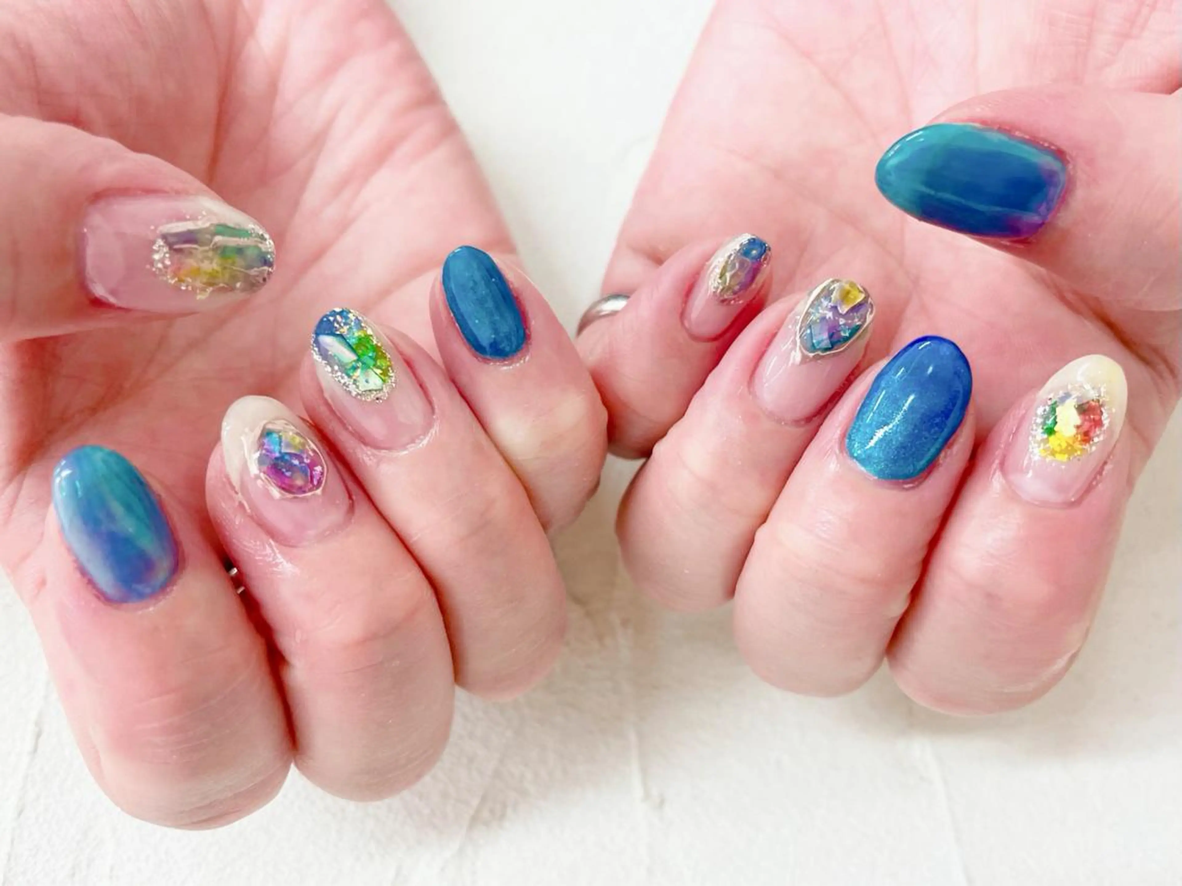 ネイル ニュアンスネイル ハンドネイル ビアンカ金町店 中島 せり菜のネイルデザイン