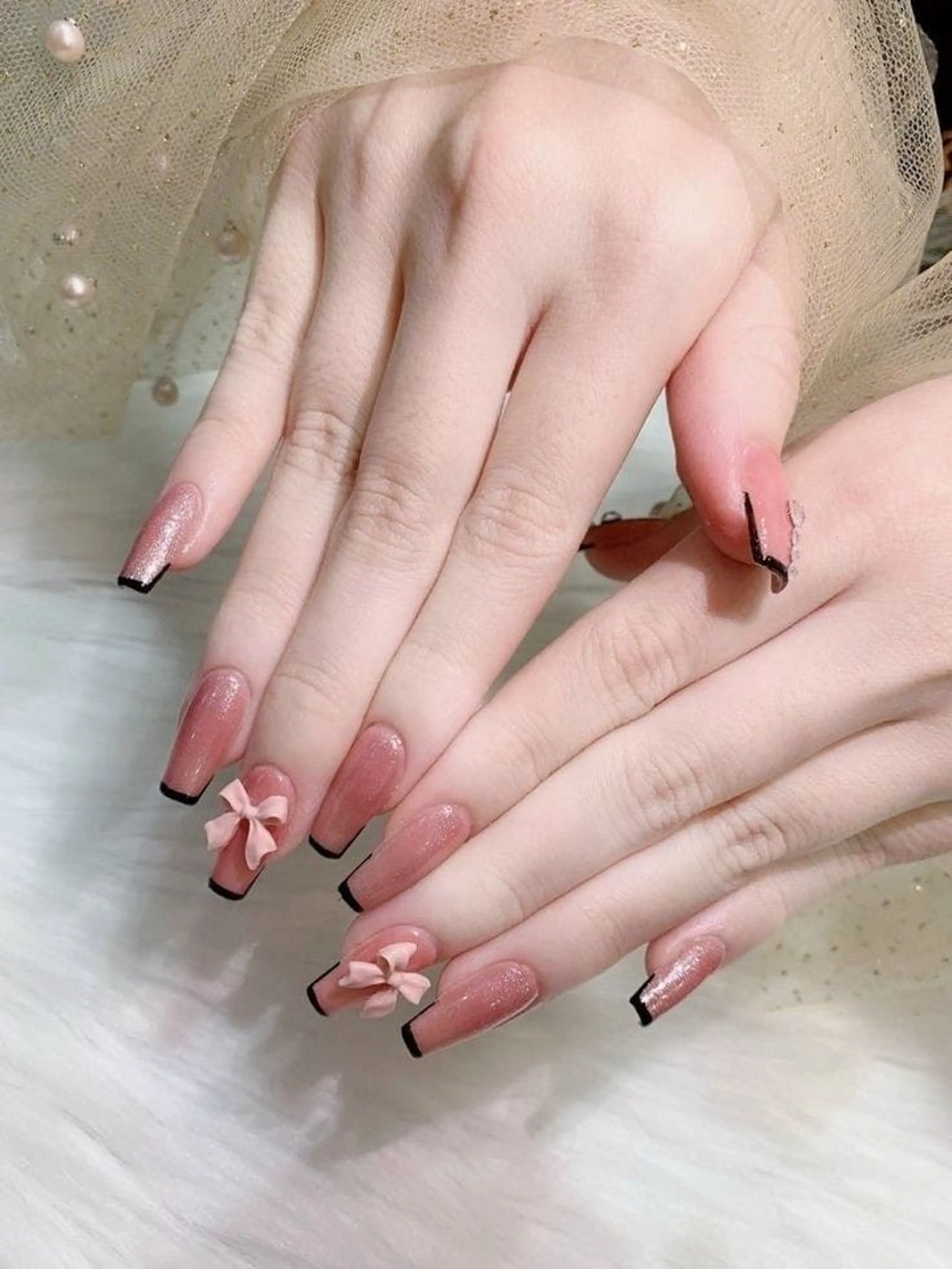 ネイル 韓国ネイル 持ち込み ニュアンスネイル ネイルチップ ハンドネイル EMI ANA.CHUOのネイルデザイン