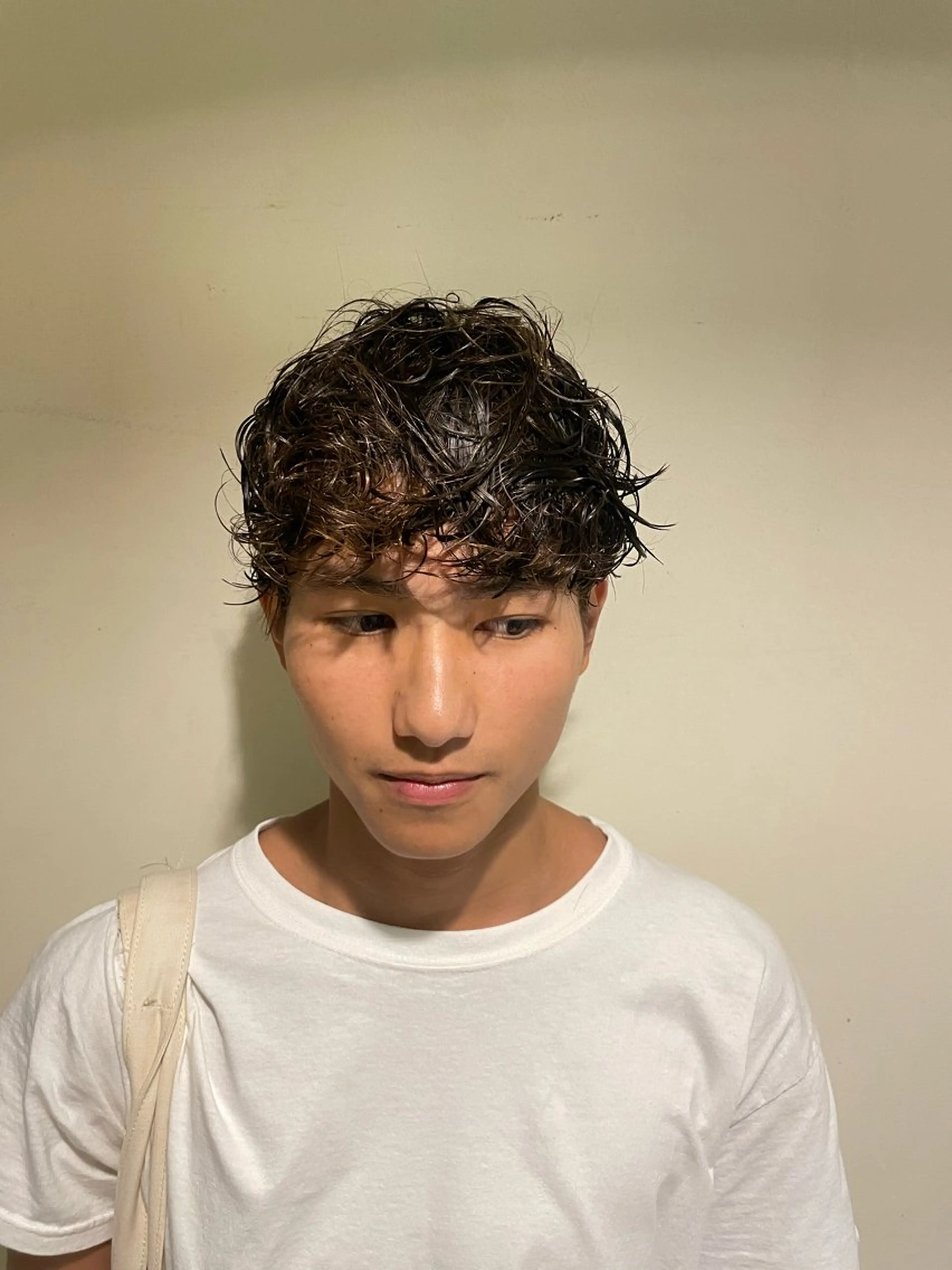 パーマ メンズ カット パーマ 💈神戸メンズ パーマ流基斗💈のヘアスタイル