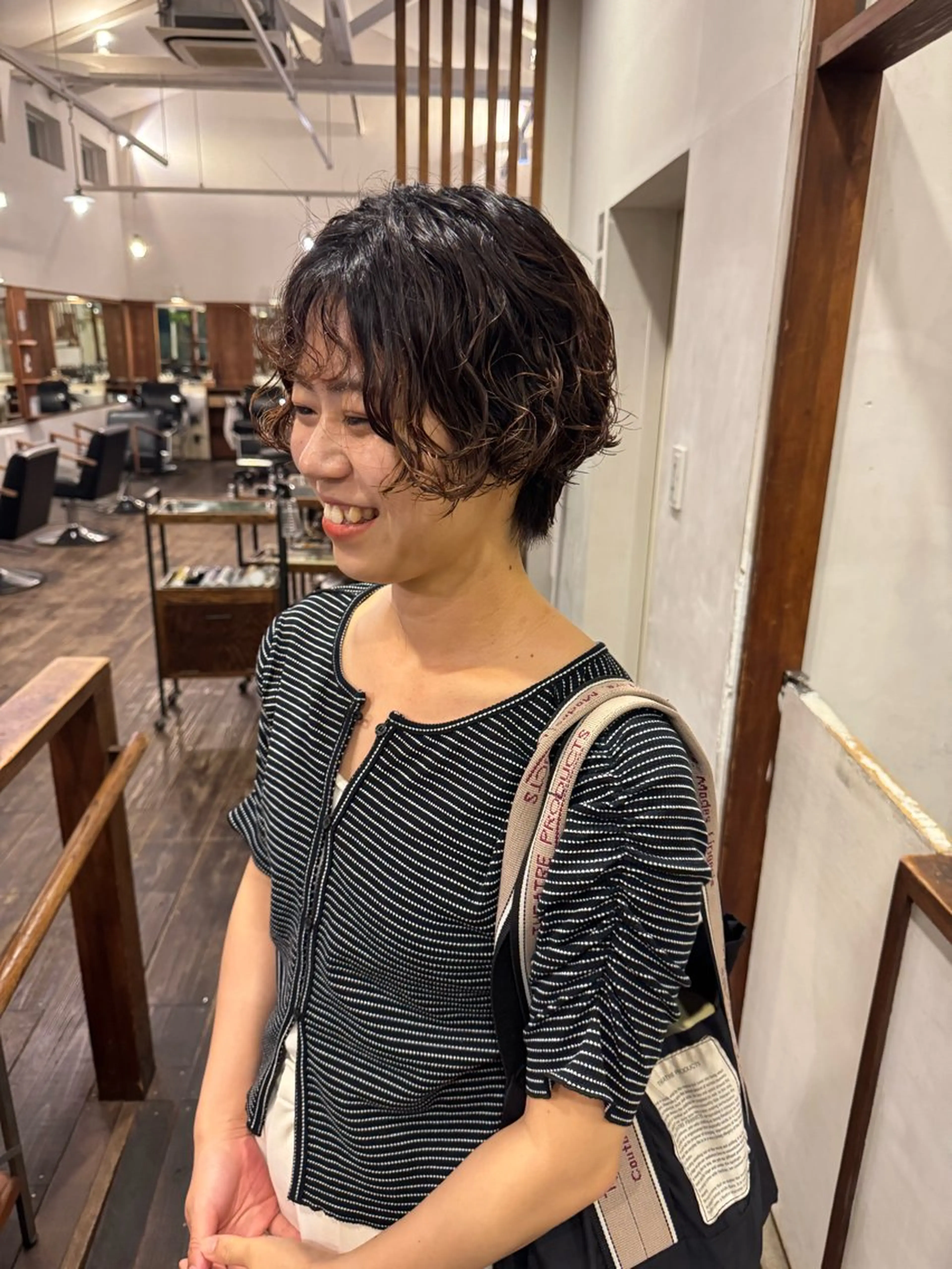 ショート ショートヘア カット パーマ MOK大阪梅田店 Asahiのヘアスタイル