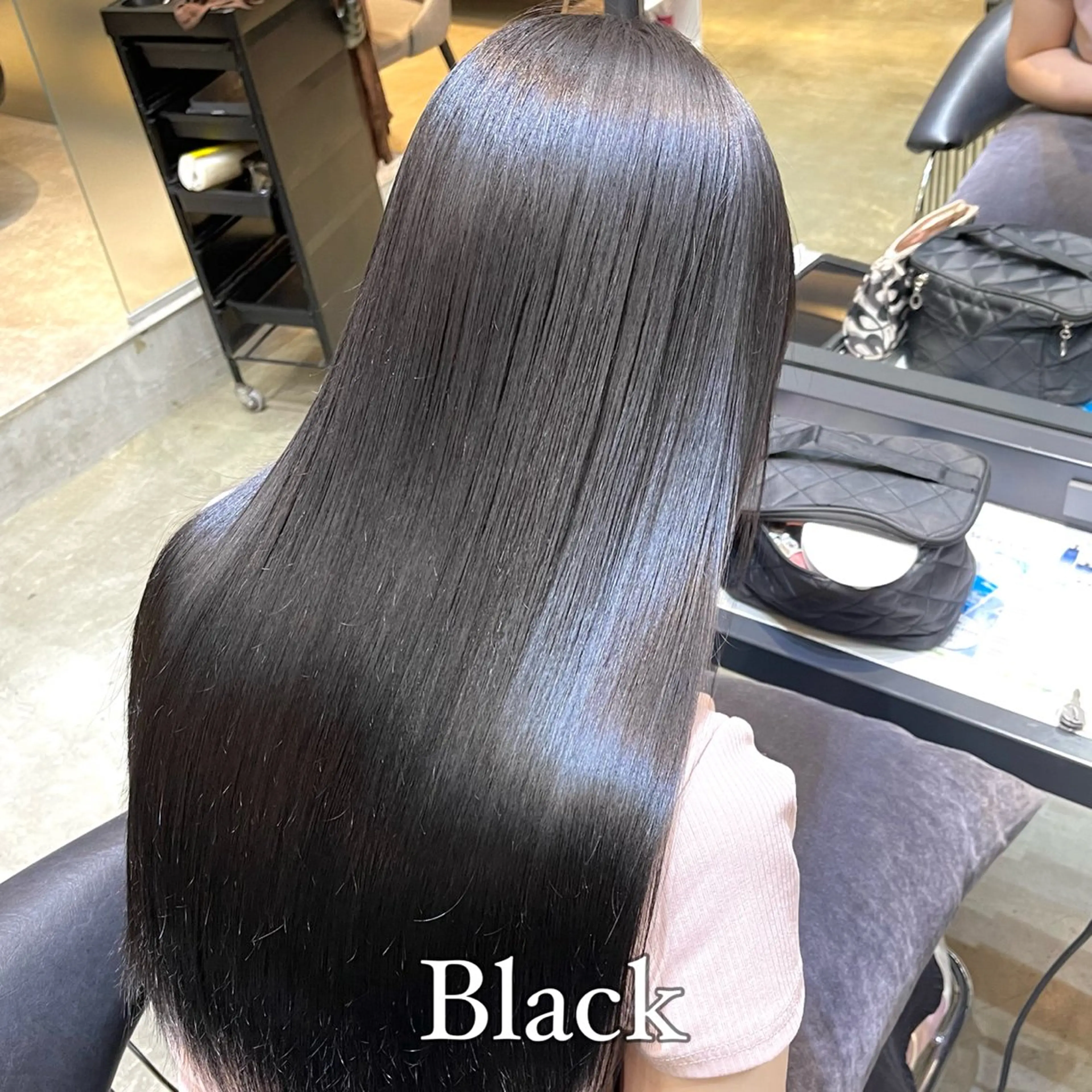ロング カラー ヘアカラー トリートメント 髪質改善縮毛矯正 韓国レイヤー大濱快斗のヘアスタイル