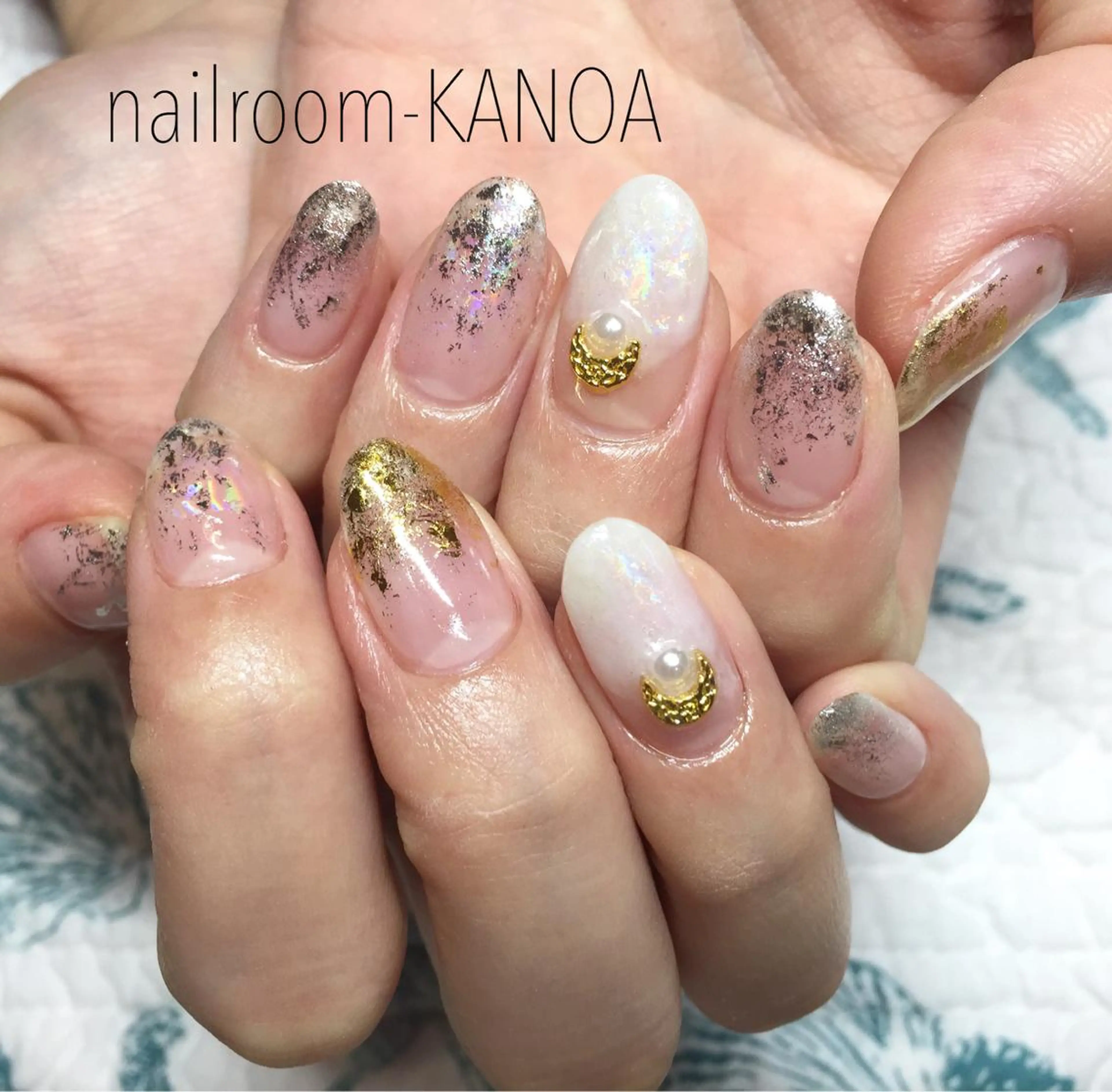 ショート ネイル ニュアンスネイル nailroom- KANOAのネイルデザイン