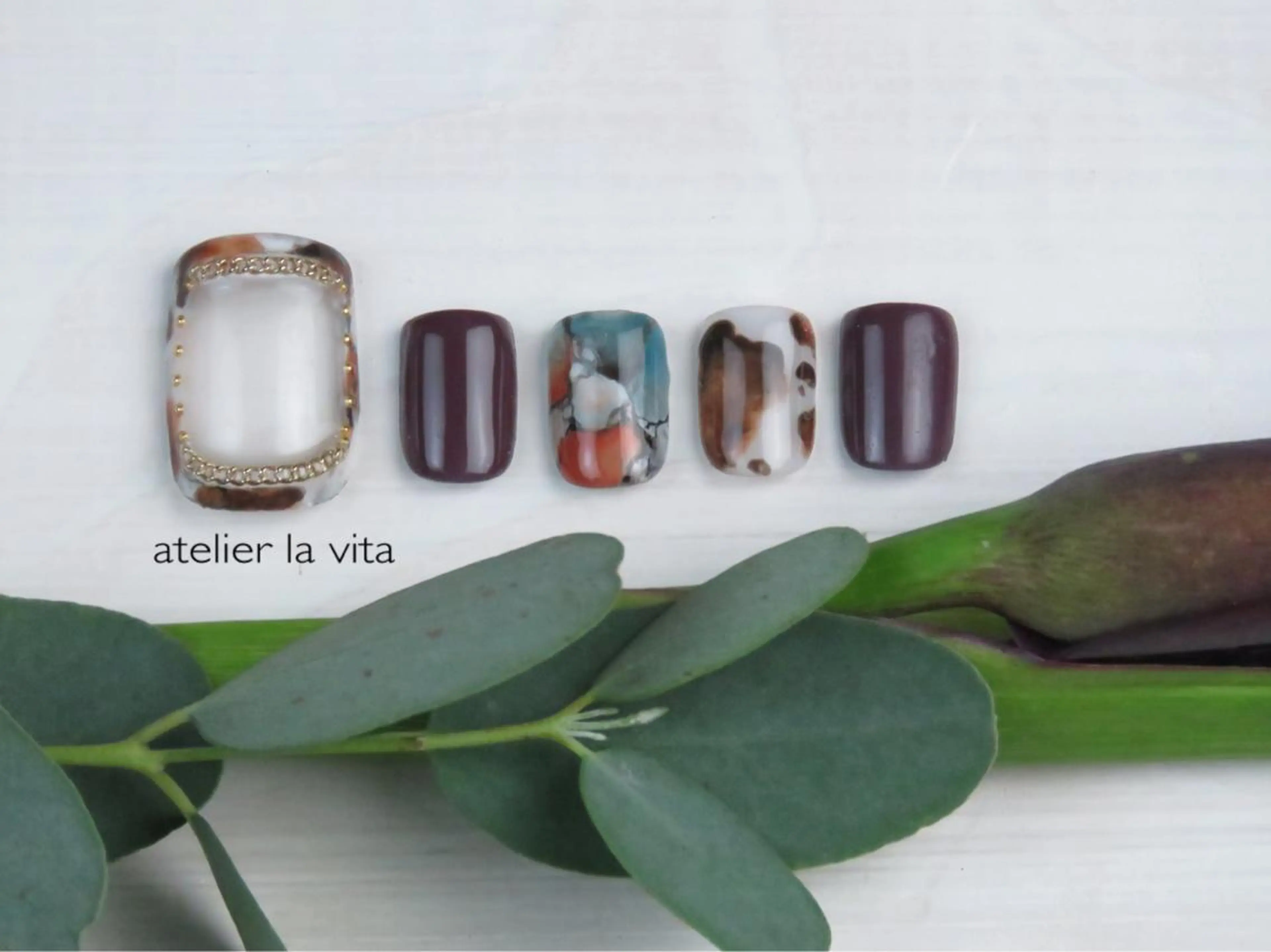 ネイル フットネイル atelier la vita所属・lavita. mimuraのネイルデザイン