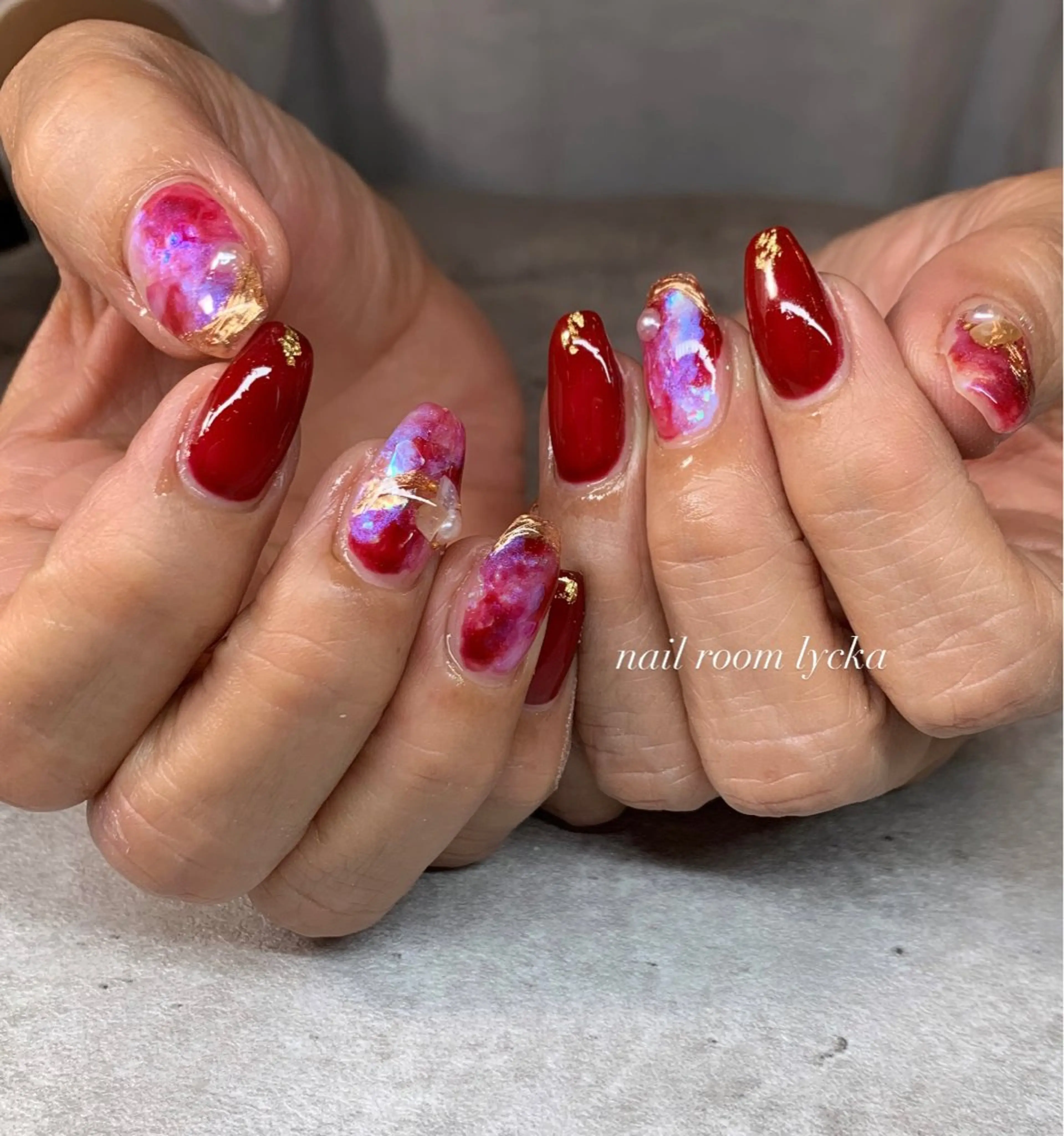 ネイル ﾈｲﾙﾙｰﾑﾘｯｶ 𝐦𝐚𝐲𝐮のネイルデザイン