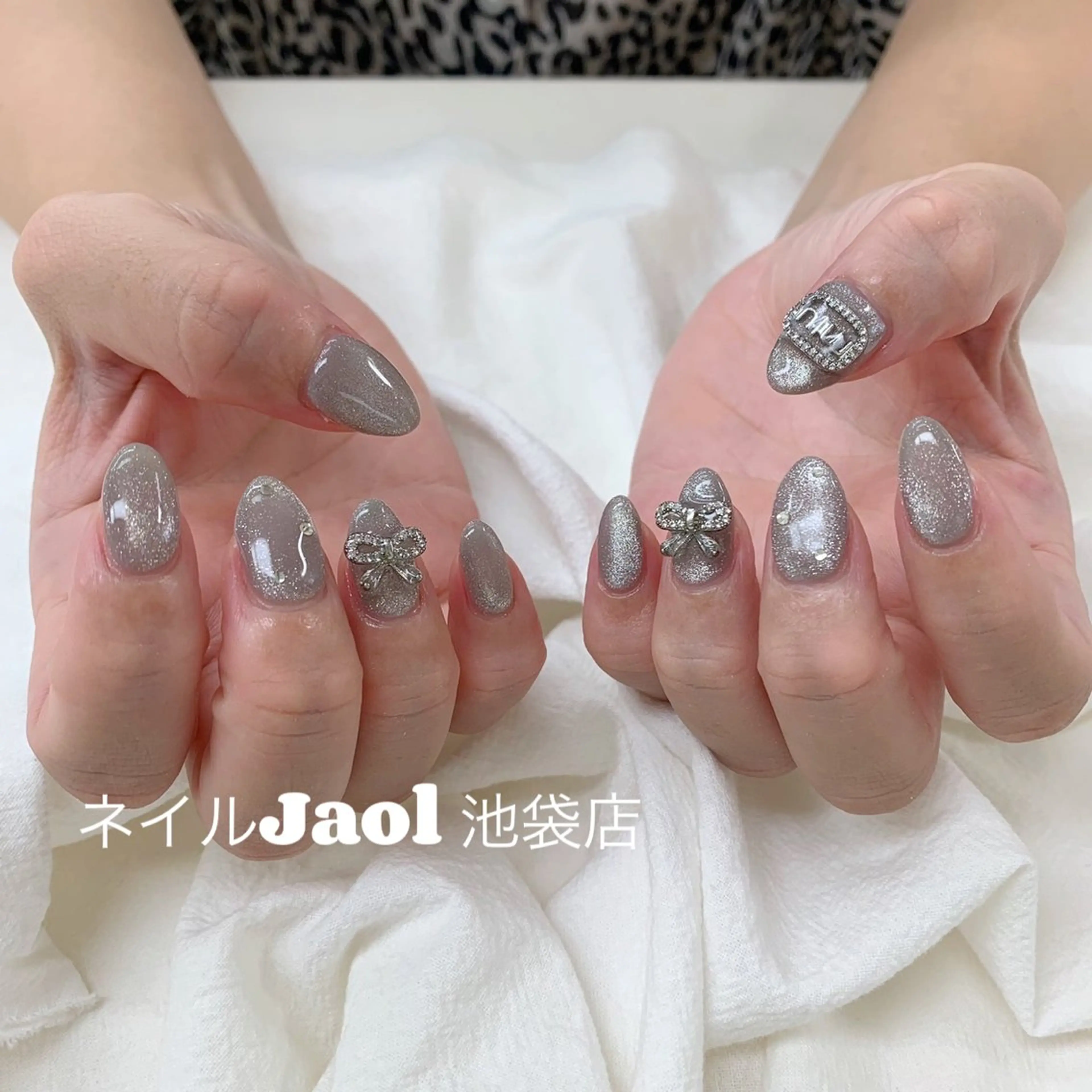 ミディアム 韓国風ヘア ハンドネイル nail jaol池袋店所属・ネイルJaol 池袋のネイルデザイン