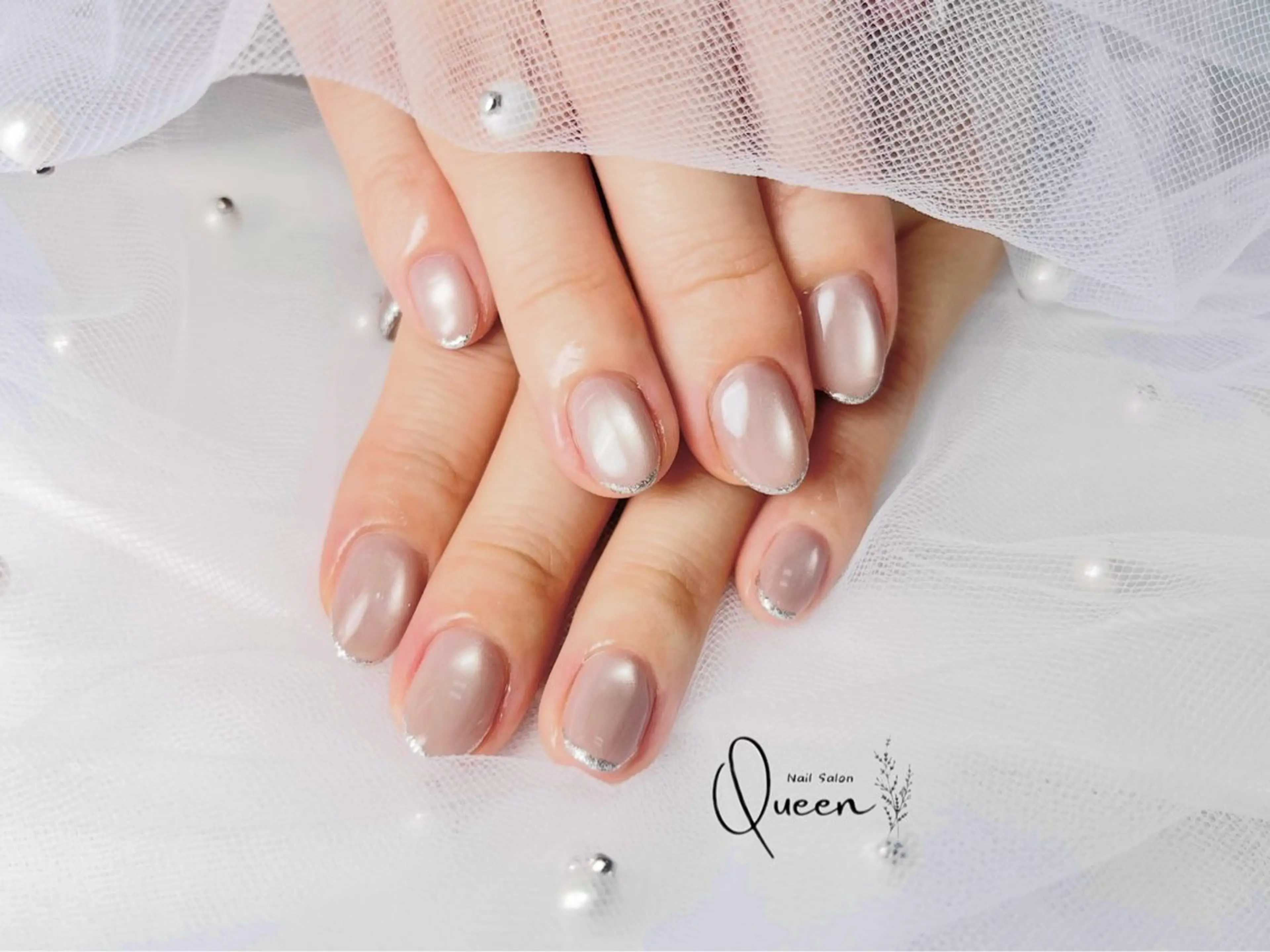 ネイル ハンドネイル Queen nail 北堀江 ASUKAのネイルデザイン