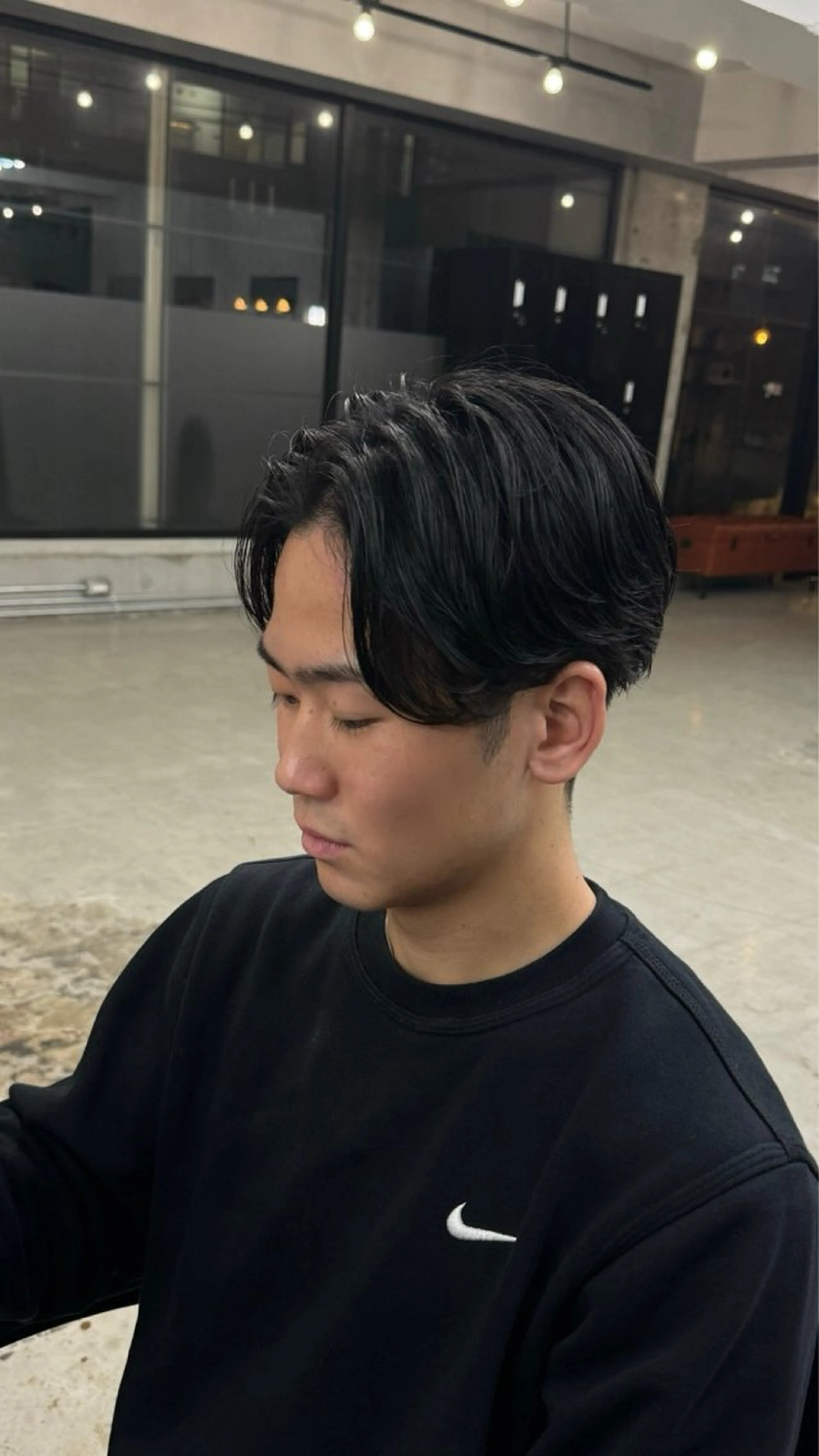 カルマパーマ🇰🇷+メンズカットの写真